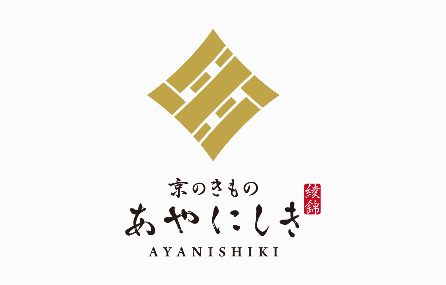 京のきもの 綾錦　ロゴ