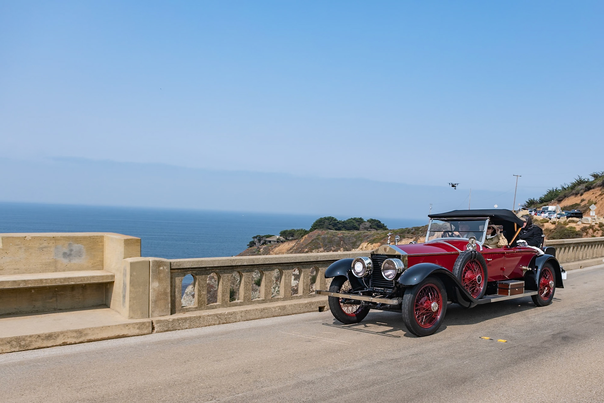 This Springfield-built Rolls-Royce 40/50 HP Silver Ghost, has a lightweight and sporty Piccadilly roadster body built for Rolls-Royce Custom Coachworks (RRCC) by the Merrimac Body Co., a subsidiary of the J. B. Judkins coachworks in Massachusetts. Merrimac built most of the open roadster and touring bodies for the Springfield factory—on both the Silver Ghost as well as the New Phantom chassis. This Piccadilly roadster (chassis 318XH) is one of 79 Ghosts bodied in this style. It was ordered by E. D. Gaither of Cincinnati, Ohio, in July 1923. In the 1950s it was owned by the collector Richard C. Paine Jr. and shown at his Seal Cove Automobile Museum. After several changes of ownership, the current owner purchased it earlier this year.