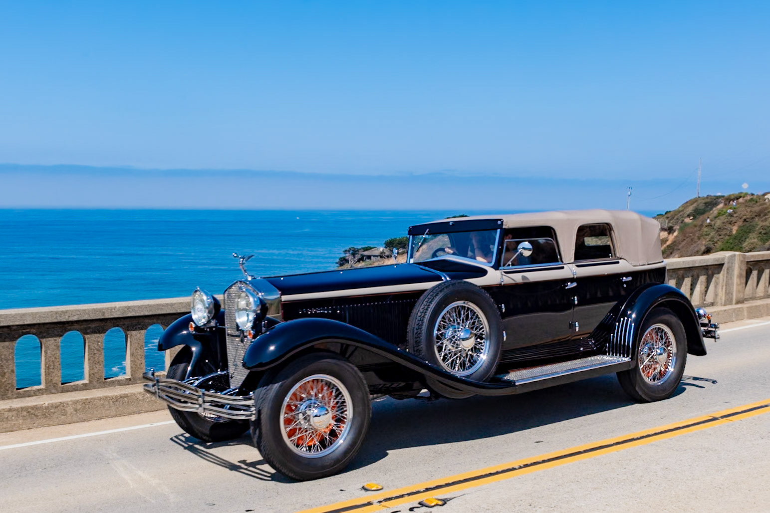 This Isotta Fraschini was the top model for Isotta Fraschini. It was powered by an 8A SS straight-eight 7.3-liter engine guaranteed to perform at 100 mph. The SS stands for Super Spinto, which translates, appropriately, to  “racy” or  “driven.”   This Castagna body is an exceptional example with an interior that has been carefully refurbished by its current owner. It is possible that this is the car displayed by Isotta Fraschini at the 1930 Milan Auto Salon before being exported to the United States for sale through the marque’s New York agents. It is thought that the car’s first owner was William Randolph Hearst Jr., son of the renowned media mogul. The car’s current owner is a lifelong fan of the marque; he purchased his first Isotta when he was just 22, but then had to sell it for just $300—ouch!—when he joined the army!
