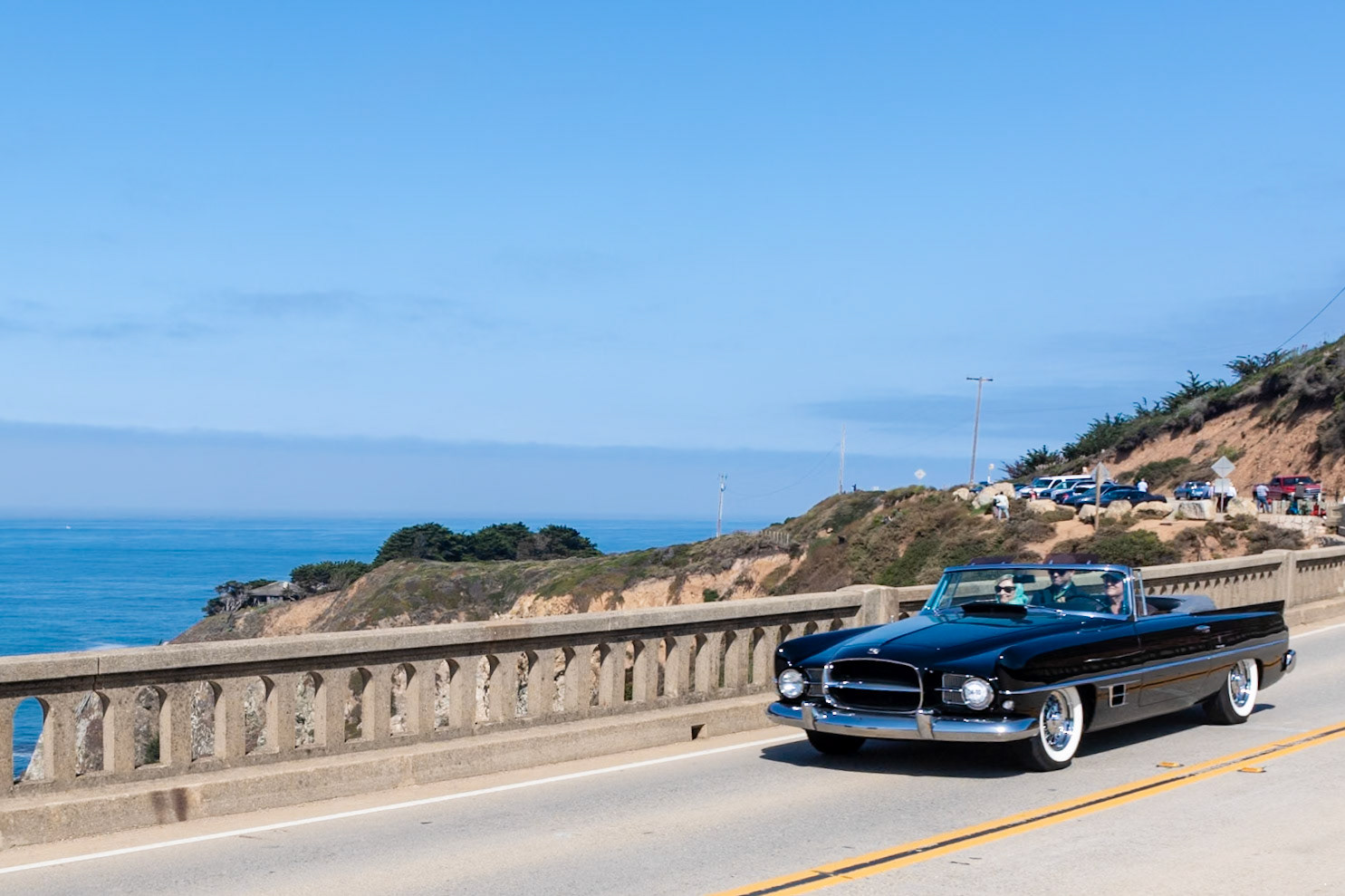The combined talents of Virgil Exner at Chrysler and Carrozzeria Ghia in Turin developed four Dodge Fire Arrows concept cars that were to be the basis of a future production model. They were extensively exhibited across America but were never put in production. They did, however, attract the attention of Eugene Casaroll; he bought the design and set up Dual Motors to build a limited run of Dual Ghias. These flamboyant cars were based on a modified Dodge chassis with a 315-cubic-inch V8 engine. Once the chassis were completed they were shipped to Italy where the bodies were fitted by Ghia. By 1956, Casaroll’s first car was finished and orders were taken from many celebrities, including Frank Sinatra, Dean Martin and Ronald Reagan. Unfortunately, the cost to build the car far exceeded expectations, so only 115 Dual Ghias were completed and just 36 are known to have survived.