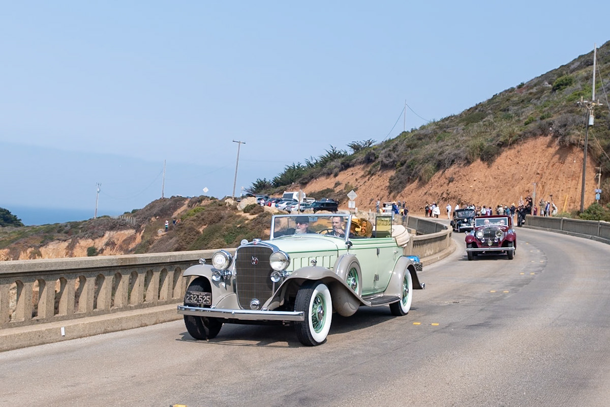 After being developed in secret, Cadillac’s V16 engine was proudly launched upon an unsuspecting public at the end of 1929. The only other V16 engine being developed at the time was that of Marmon. This Cadillac 452B All Weather Phaeton is one of only 13 examples designed by Cadillac’s chief stylist, Harley Earl, and bodied by Fisher. This car was first fitted with a Seven Passenger Sedan body, but before it was delivered, the factory received a rush order for a Phaeton, so the car was rebodied and delivered to Wilmer Hall of Virginia. He kept the car until 1976 when it went to Judge North of Maryland. During the 1950s, the car received a partial “refresh” to its body and fittings as well as repairs to the upholstery, but the rest of the car, including the instruments, engine, wheels, and driveline, remains unrestored.