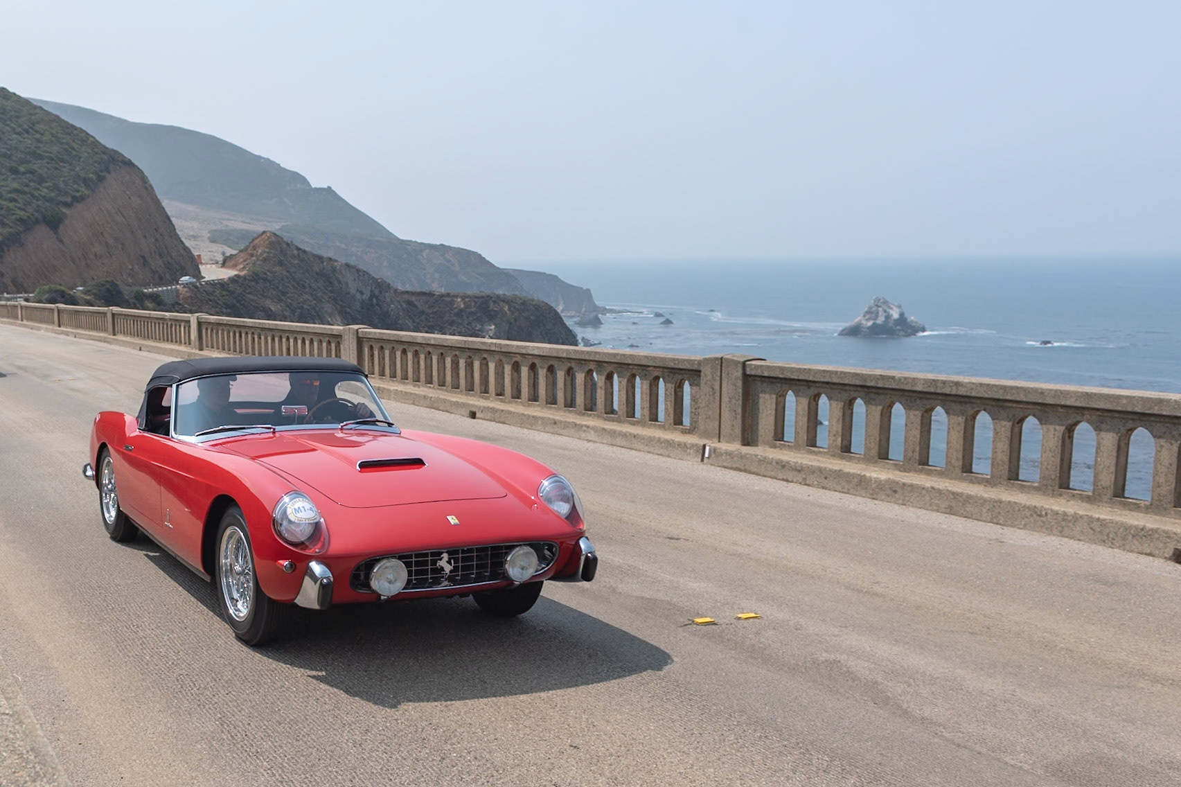 Carrozzeria Boano was the first coachbuilder to design a convertible body for Ferrari’s new 250 GT chassis, and its flamboyant design marked the beginning of a new era for Ferrari. The following year, in 1957, a prototype 250 GT Cabriolet, designed and built by Pinin Farina, was shown at the Geneva Motor Show, and over the next twelve months, a further 39 Series I Cabriolets were built before the introduction of Pinin Farina’s 250 GT Series II. This 250 GT Series I Cabriolet (chassis 0783GT) was once thought to have been ordered by the Woolworth heiress, Barbara Hutton for her fifth husband Porfirio Rubirosa—although this seems unlikely as, by 1957, they had already been divorced for three years! Whatever the truth of that story is, Rubirosa, a wealthy playboy and part-time amateur racing driver was certainly the first owner of this car. The current owner purchased it in 2015 and restored to its original configuration.