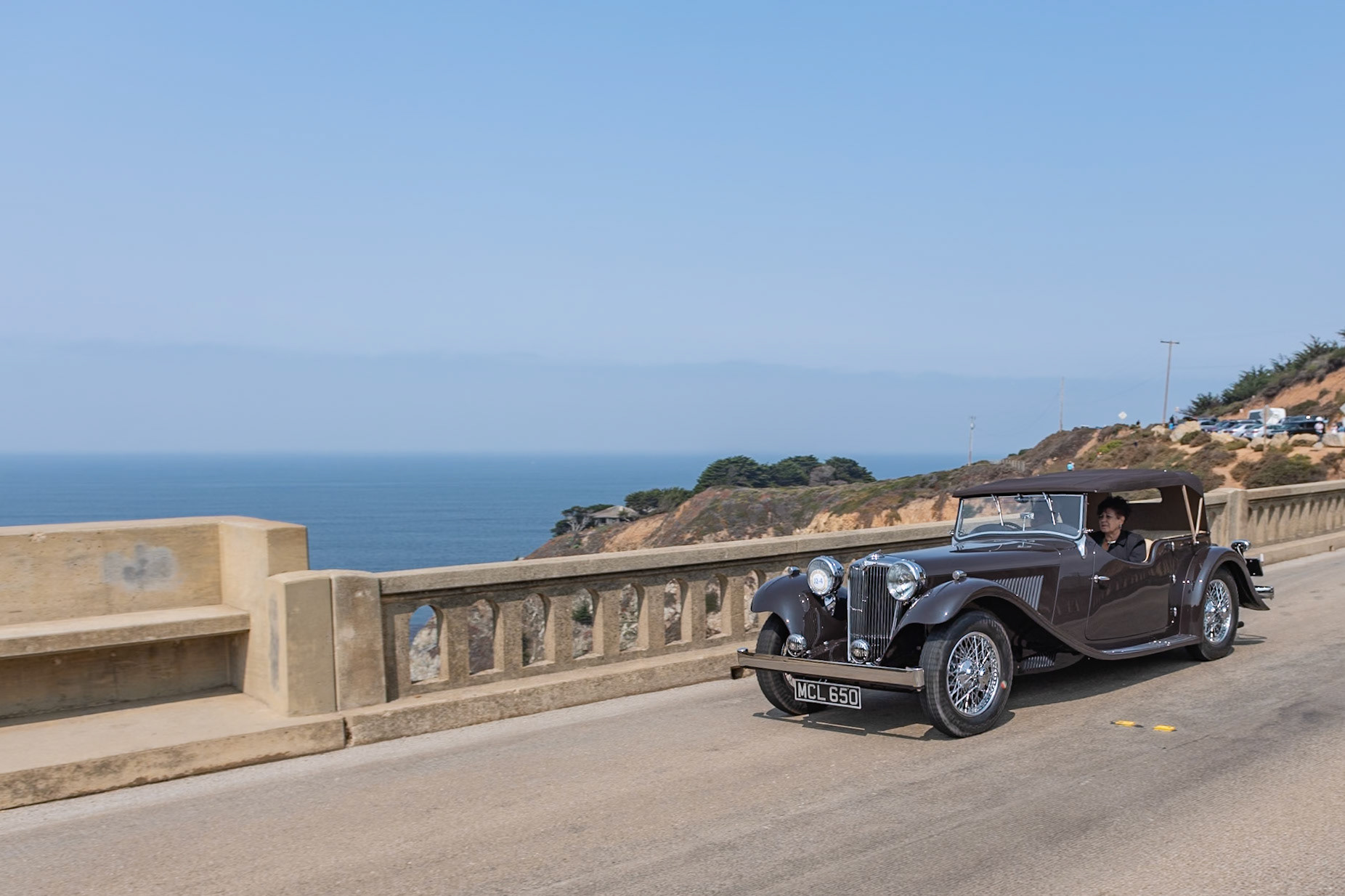 In 1929 Sir John Black of the Standard Motor Company and William Lyons of the Swallow Sidecar Company teamed up to produce a one-off sports car; in effect this was the first SS sports car. Later, in 1931, the Standard company built a chassis that was intended only for Swallow bodies. This union between the two companies, now called Standard Swallow or more commonly “SS,” grew, and in 1933 the SS Cars Company Ltd was formed. It offered a variety of body styles, chassis, and configurations from 1934 through 1936. After a long period in storage, this SS1 2½ Litre Tourer was purchased by its current owner in 2012. The car was in very good, although non-running condition, and it had all its original components. It was restored in 2014.