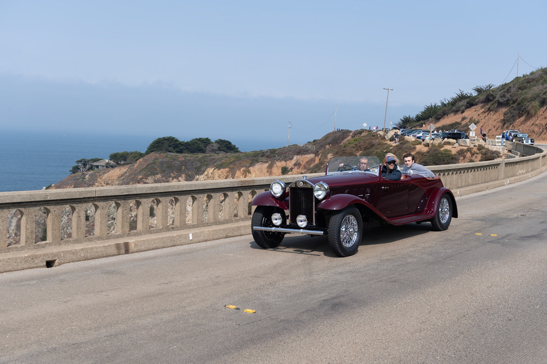 Lancia was founded in 1906 by Vincenzo Lancia, famous for designing Lancia’s narrow-angle V4 and V6 engines. Lancia’s luxury model, the Dilambda, was previewed in 1927 in New York and a finished production car was shown in Paris the following year. Built in three series between 1928 and 1935, the car was offered with two factory body styles or as a bare chassis fitted with Lancia’s new 3.9-liter V8 engine. This Dilambda Torpedo is one of several bodied by Carrozzeria Viotti in Turin. Carrozzeria Viotti’s chief stylist was Count Mario Revelli di Beaumont, who was responsible for many different styles of coachwork for Alfa Romeo, Fiat and Lancia. This Torpedo was built for a prominent Italian businessman and is believed to be the only surviving Dilambda from 1932.