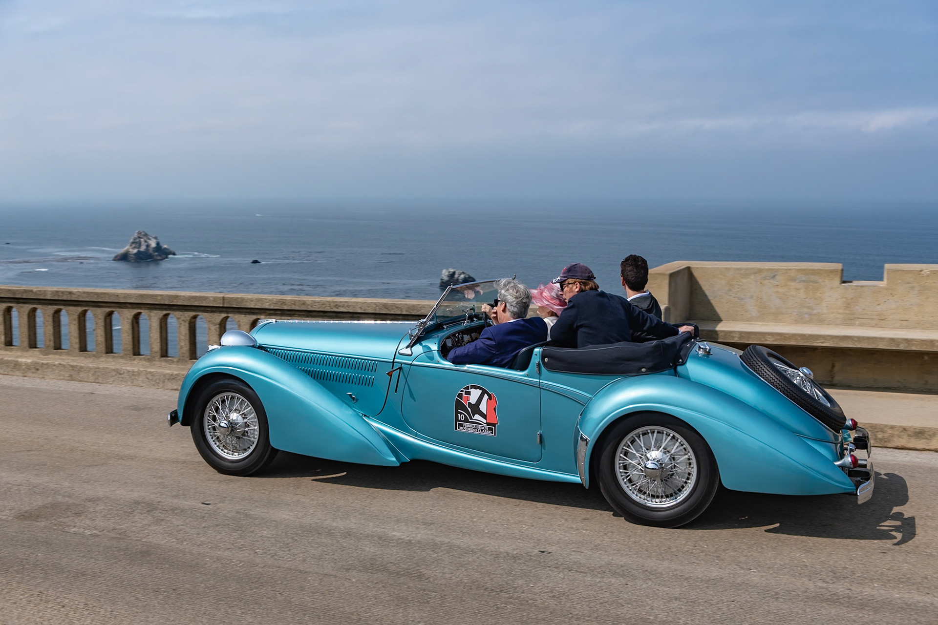 This unusual Delahaye 135 M (chassis 49315) is one of only two such Delahayes with Roadster bodies built by the Carlton Carriage Company of London. Carlton was well known for its open bodywork on many different European chassis throughout the 1920s and ’30s. This car’s first owner was amateur race driver Joe Fry, a member of the Fry’s Chocolate Company family. He competed with the Delahaye in many prewar sprints and hill climbs. The car remained in his ownership until his untimely death in July 1950 while practicing for the Blandford Hill Climb. Subsequent owners also campaigned the car in England, then it was purchased by collector Nick Harley and taken to the South of France. He restored the car before selling it to its current owner in 2017.