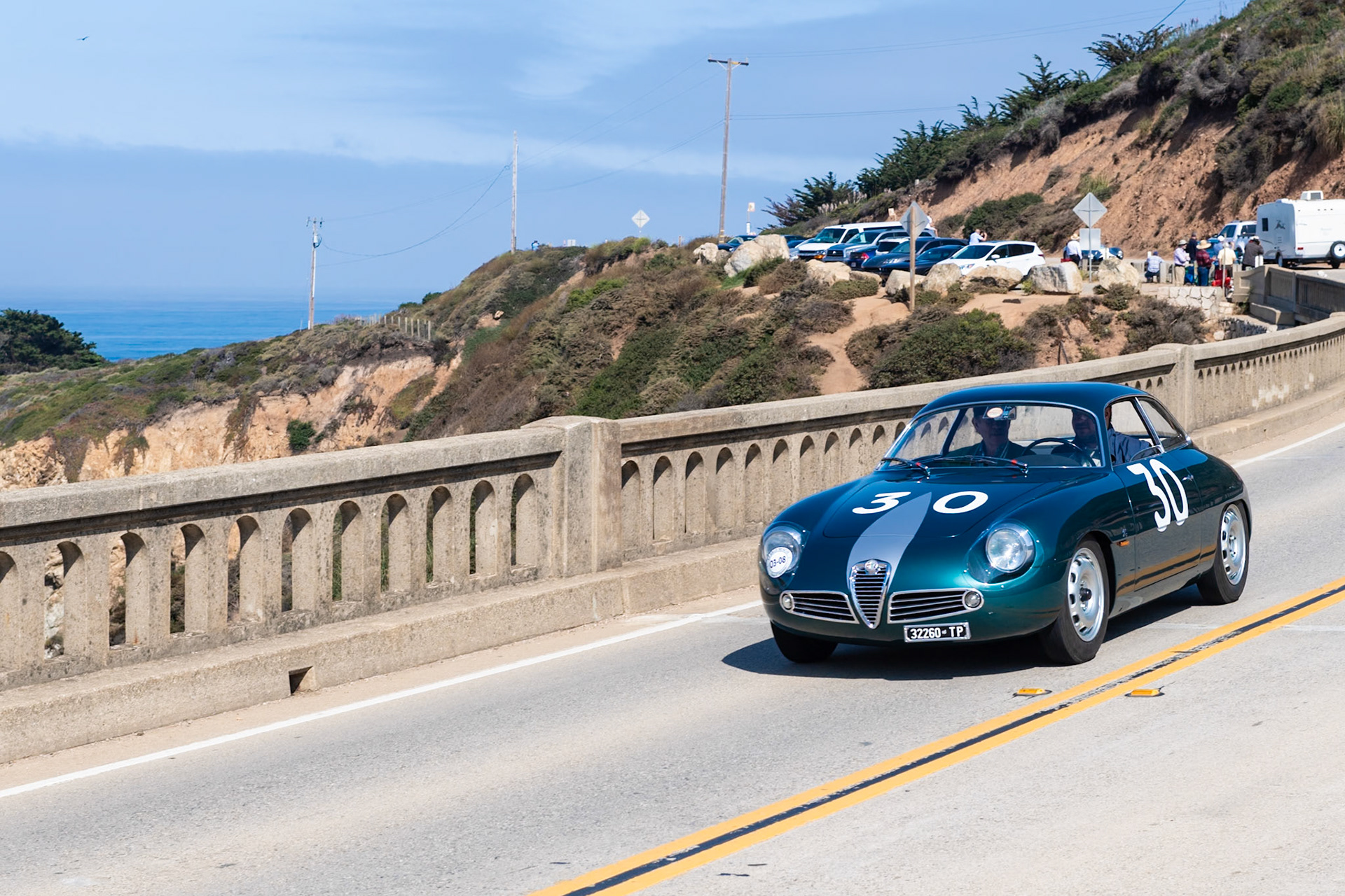 The Alfa Romeo Giulietta Sprint Zagato was the ultimate development of Alfa’s legendary Giulietta. Featuring lightweight bodywork by Zagato and a specially tuned 1.3-liter engine, the cars were surprisingly fast. Just over 200 examples were built and they dominated their class at the Targa Florio in 1964 and again in 1965. This Alfa Romeo Giulietta Sprint Zagato was first sold to Renzo Mascheroni of Lake Como, then went to second owner Giuseppe Picciotto in Sicily. Picciotto was an amateur racing driver who competed in several races, including two Targa Florios. The car later went to Benzo Uzi and then Yoshiho Matsuda, both of Japan, Zagato-collector David Sydorick of California, and Ken McBride of Washington. Its current owner bought the car from the McBride estate in 2013.