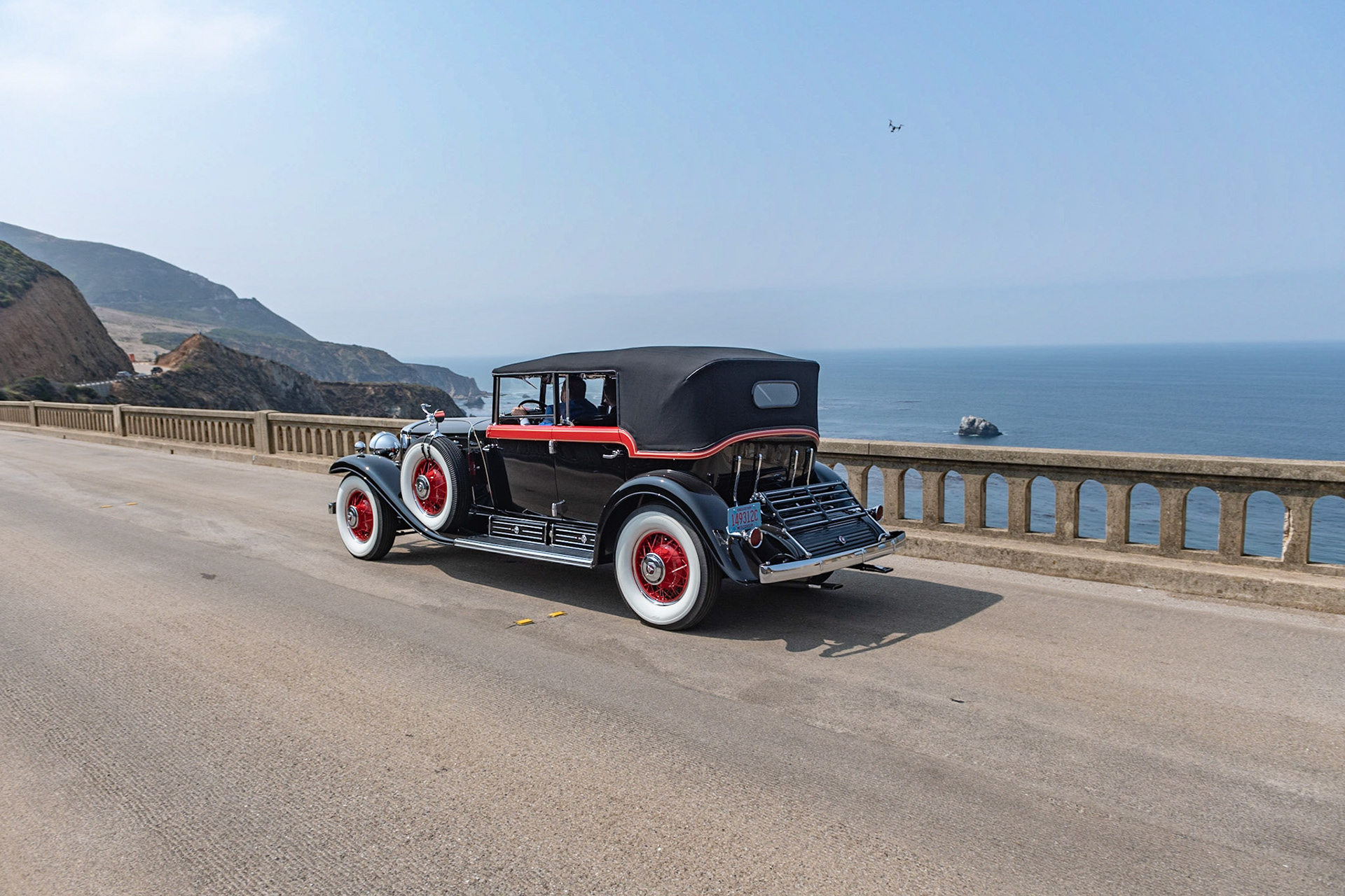 Cadillac created the V-16 to exceed the standards of the best automobiles in the world—particularly the Duesenberg Model J in the American market. Cadillac introduced its new ultra-luxurious car with its new 16-cylinder engine at the 1930 New York Auto Salon, where it caused a sensation. They offered a number of Fleetwood bodies on the 1930–31 Series 452A chassis but the most successful was the All Weather Phaeton. The V-16 Phaeton cost more than ten times the price of a contemporary Chevrolet convertible, and few people could afford such luxury due to the shrinking depression-era car market. This particular car was sold new to the jewelers Tiffany in Chicago on March 14, 1930. After several later owners, including well-known V-16 authority Jim Pearson, it was restored to its original factory specification in 1990. It has recently been refreshed by its current owner.