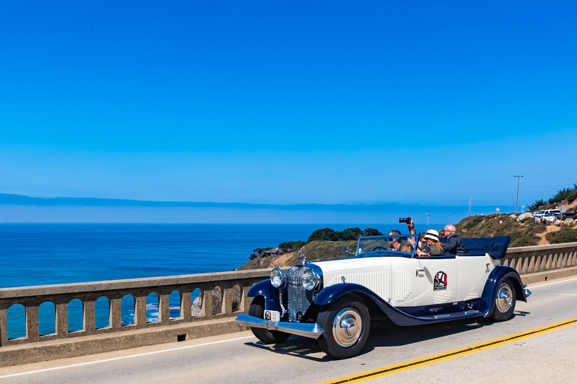 The J12, produced between 1931 and 1938, was the largest and most expensive automobile ever built by Hispano-Suiza. This is the first of these ultra-luxurious 9.4-liter, 12-cylinder cars to be completed. The factory sent the chassis to Saoutchik, who built this Transformable Grand Luxe coachwork for the 1931 Paris Auto Salon, then showed it at the Olympia Motor Show in London. The first owner was the Shah of Persia, who used it as a royal parade car. The J12 remained in the royal garage until 1963 when it went to American collector Robert D. Ortenburger. In 1979 it was sold to Roy Southward of Wellington, New Zealand. The current owners purchased the car in 2011. It has since been restored and driven on several tours covering nearly 20,000 miles.