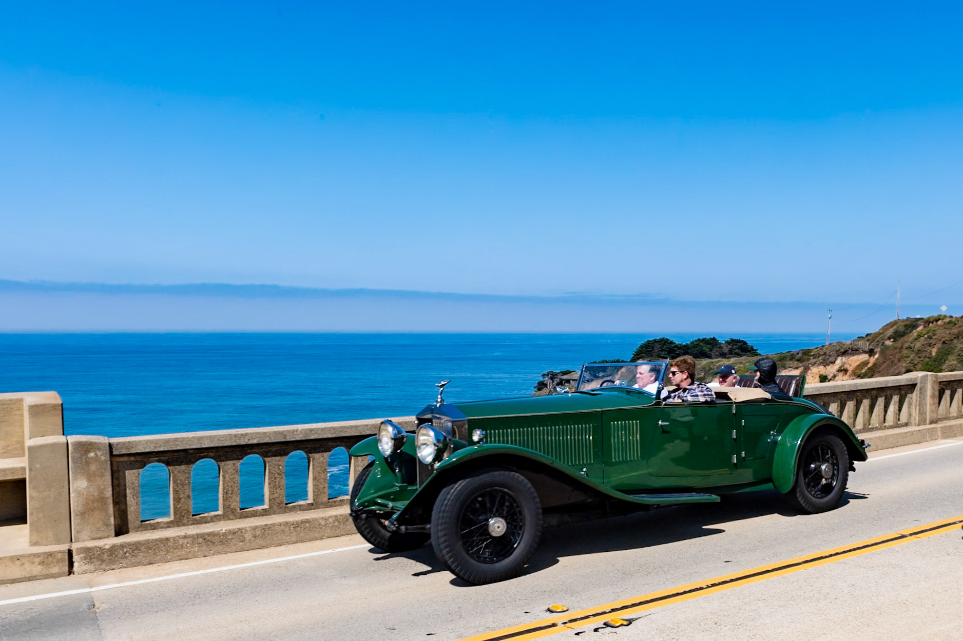 The Rolls-Royce Phantom II was the third and last of the marque’s 40/50 hp models, replacing the New Phantom in 1929. This 1931 Rolls-Royce PII Continental Drophead Coupé (chassis 20MS) is one of just two Phantom IIs bodied by James Young. It is thought to have been built for Marion “Joe” Carstairs, who inherited a fortune from her mother. She had a passion for speed; she not only became a successful powerboat racer, she was also involved in helping Sir Malcolm Campbell and John Cobb establish world land speed records. This rare Rolls-Royce was later owned by another record holder and collector, Briggs Cunningham.