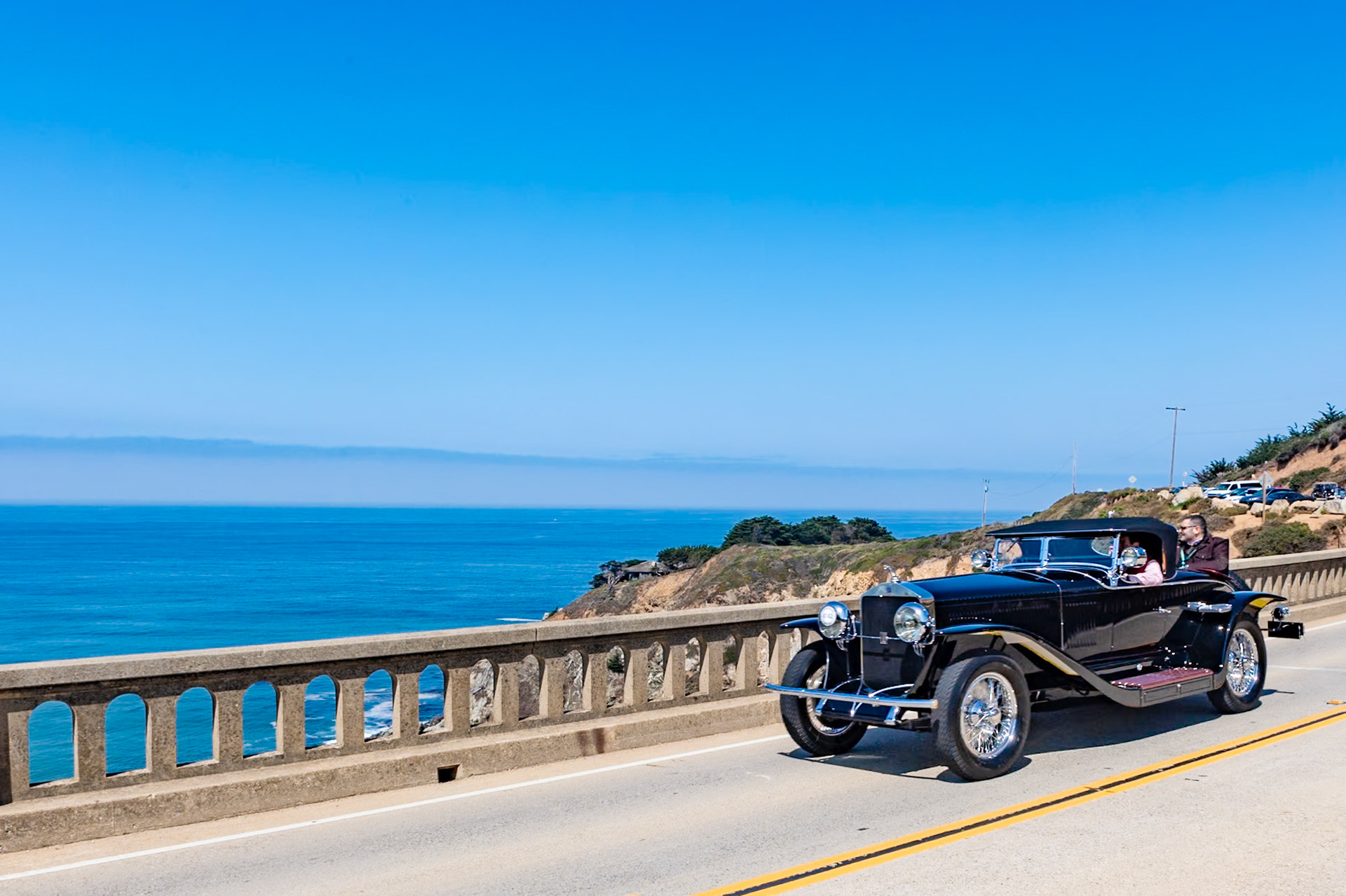 Isotta Fraschini introduced the Tipo 8 with its unique in-line eight-cylinder engine in 1919. After five years and much development, the Tipo 8A was introduced, offering a more powerful engine, a redesigned frame and a new three-speed synchromesh transmission. The roadster body on this Tipo 8A was originally designed by LeBaron for the actor Rudolph Valentino, but it was not built until after his death. This Tipo 8A Roadster, one of two similar cars bodied by Fleetwood, was shown at the 1927 New York Auto Show. After the show it was bought by financier John Locke as a gift for Peggy Hopkins Joyce, a celebrity who lived a rather scandalous life—and she gained notoriety when this car was seized by Isotta Fraschini of New York for nonpayment. She parted company with her car in the late 1930s, but it remained on the East Coast passing among a variety of owners until being acquired by Judge Cassini in 2000.