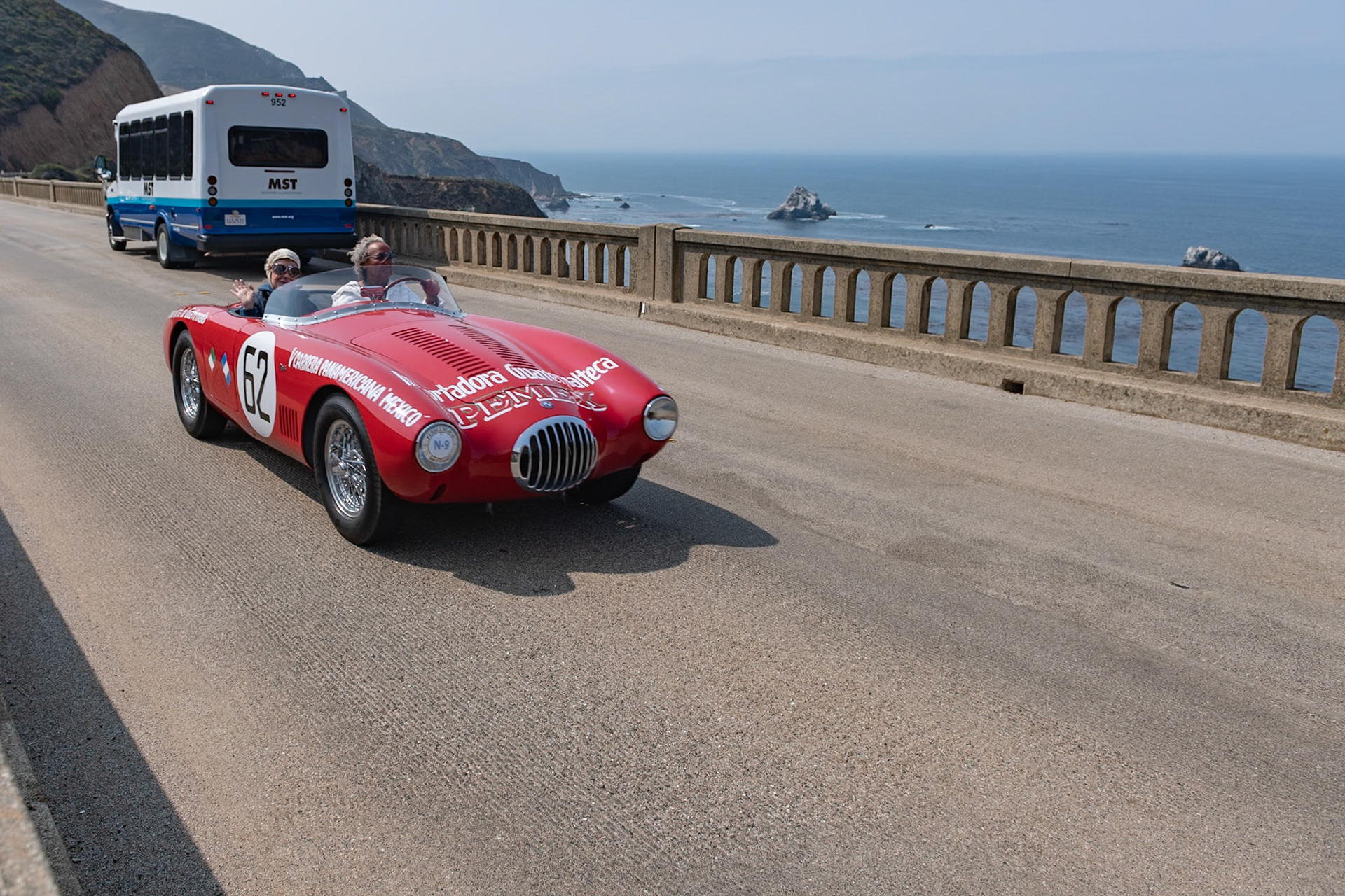 In 1954 OSCA introduced to the MT4 chassis an improved 2AD 1500-cc twin-spark engine, which produced well over 130 bhp. These OSCA MT4 2AD 1500s proved themselves time after time against cars with engines two, three and four times the MT4’s displacement. The superb design and exceptional build quality made it the car to beat in the 1500 cc class for almost a decade. This OSCA MT4 2AD 1500 Morelli Spider (chassis 1152) was sold new to Guatemalan racing driver Manfredo Lippmann for the 1954 Carrera Panamericana. After the race, he bought a Ferrari 250 Monza and left the OSCA at Luigi Chinetti’s Ferrari dealership. The car was paired for a short period with the talented Mexican racing drivers Pedro and Ricardo Rodríguez, then Lippmann reacquired it and had it completely restored. Over 50 years after he first bought it, Lippmann sold his MT4 1500 Spider to the current owners in 2007, and it has been enjoyed by them on many rallies and tours.