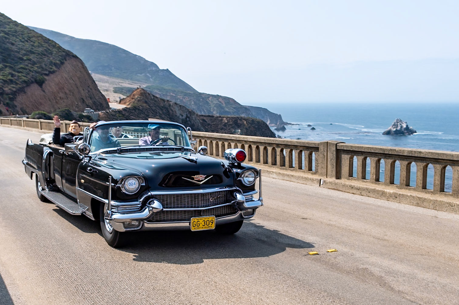 This very special Cadillac 75 convertible was sent by the GM factory to Hess &amp; Eisenhardt, a specialist car conversion company based in Rossmoyne, Ohio, to be completely rebuilt for use by President Eisenhower. Two of these cars were built for the White House motor pool; one was nicknamed “Queen Elizabeth II” and this one was dubbed “Queen Mary II.” Before the war, these Royal “titles” had been conferred on two 1938 Cadillac V16s used by Presidents Roosevelt and Truman. This Cadillac 75 stretched limousine was used in presidential motorcades for Presidents Eisenhower, Kennedy, and Johnson, but when a new Lincoln convertible was acquired for President Kennedy, it was demoted for use as a chase vehicle by the secret service and was, in fact, driving behind JFK on that fateful day in Dallas when he was shot.