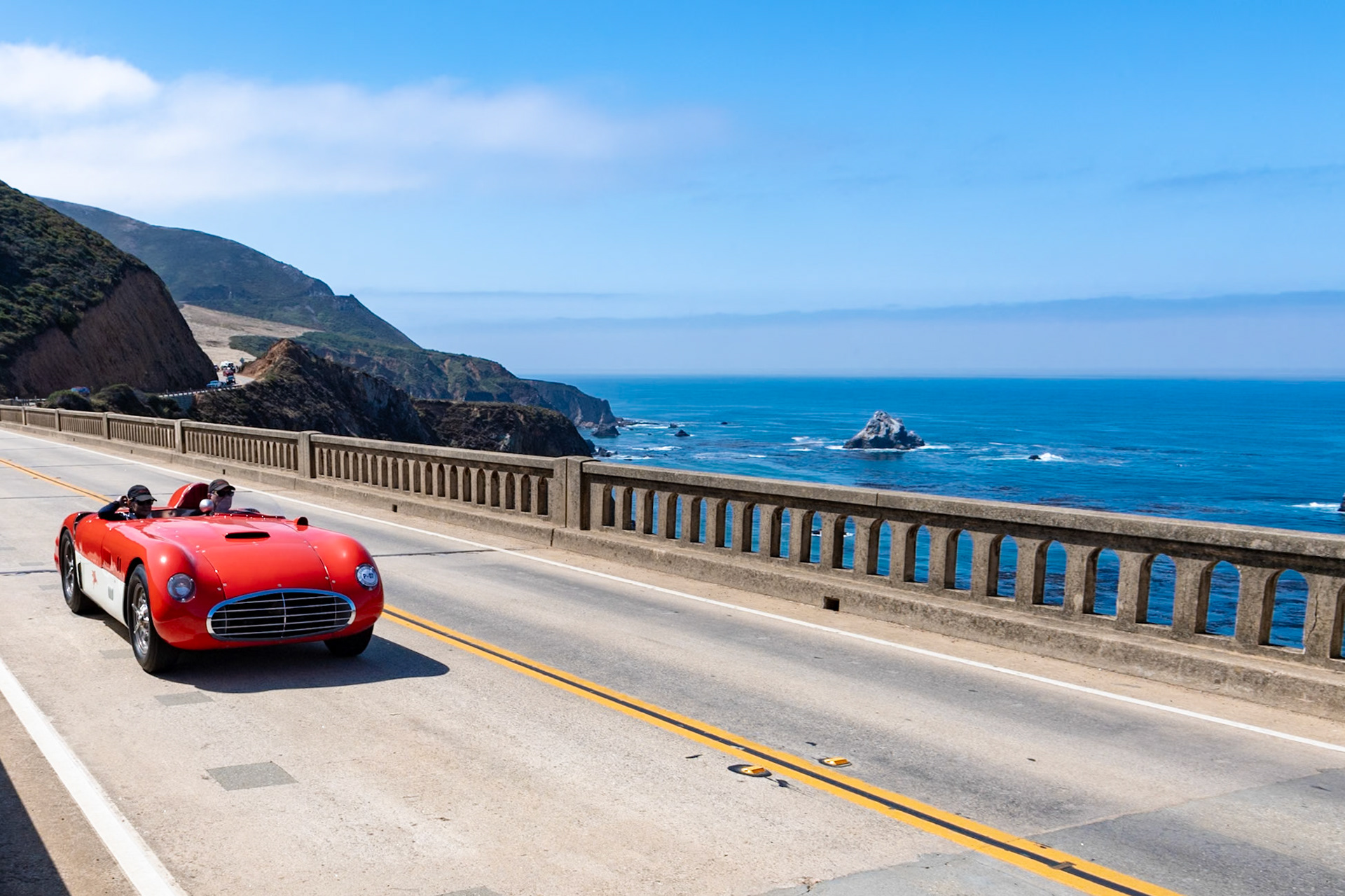 Frank Kurtis built four Kurtis 500SX sports racing cars and each one was unique. This one was built for Bill Murphy, who had owned and raced two earlier Kurtis 500S sports cars. In two years of competition, the Murphy Kurtis 500SX achieved eighteen class victories and nine overall wins against the best drivers of the day. Murphy competed in the Del Monte Trophy race in 1956, the final year of the Pebble Beach Road Races. The Murphy Kurtis 500SX still has its original Hilborn-Injected Buick Nailhead engine, Jaguar 4-speed transmission and Halibrand quick-change differential. The car sat at Murphy’s dealership for 20 years until it was purchased by Rich Siefried, who then restored it. It won the Pebble Beach Cup at the 1980 Pebble Beach Concours d’Elegance.