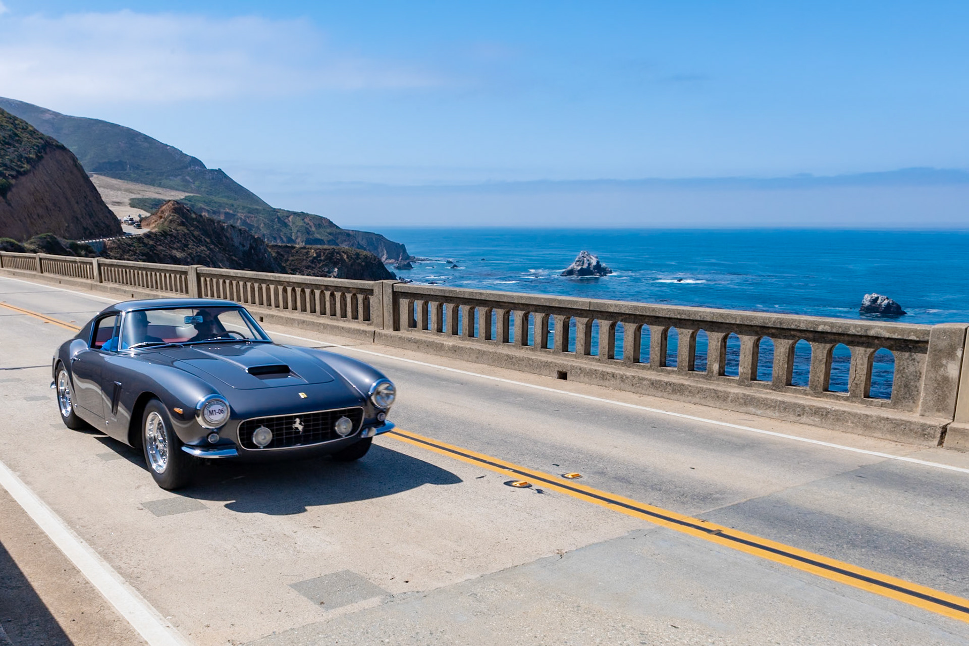 This berlinetta (chassis 3337) was the first of the steel-bodied cars built by Scaglietti in the final series. The car remained with Ferrari in Italy until it was purchased by Steve Earle, founder of the Monterey Historic Automobile Races, who kept it for 12 years. It then passed to Harley Cluxton. In the 1980s it was upgraded for racing and was driven by its next two owners, James Daugarty and William E. (Chip) Connor, who sold it to the present owner. In 2015, after the SWB was returned to its original road-going specification, it won the award for Best Restoration at the Cavallino Classic, the first of many concours successes.