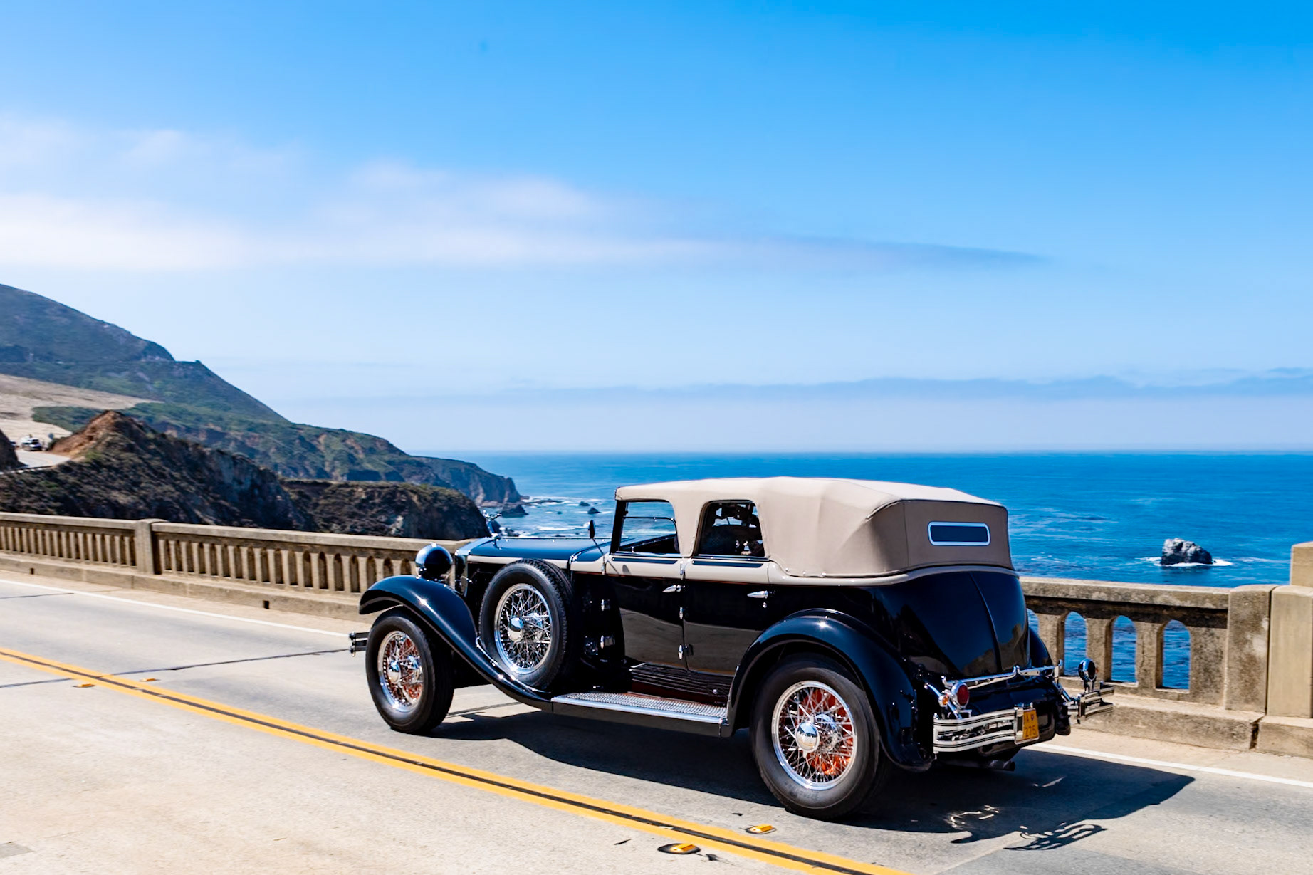 This Isotta Fraschini was the top model for Isotta Fraschini. It was powered by an 8A SS straight-eight 7.3-liter engine guaranteed to perform at 100 mph. The SS stands for Super Spinto, which translates, appropriately, to  “racy” or  “driven.”   This Castagna body is an exceptional example with an interior that has been carefully refurbished by its current owner. It is possible that this is the car displayed by Isotta Fraschini at the 1930 Milan Auto Salon before being exported to the United States for sale through the marque’s New York agents. It is thought that the car’s first owner was William Randolph Hearst Jr., son of the renowned media mogul. The car’s current owner is a lifelong fan of the marque; he purchased his first Isotta when he was just 22, but then had to sell it for just $300—ouch!—when he joined the army!