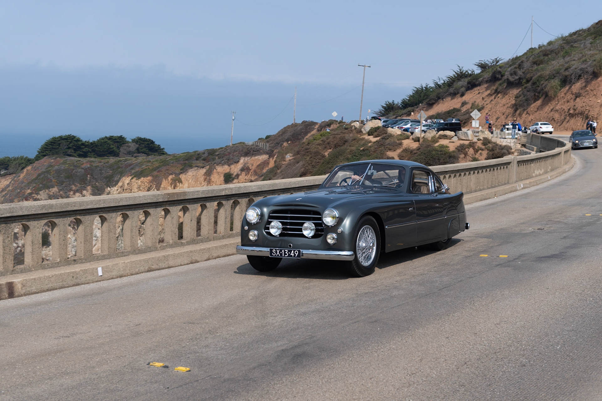 Built between 1948 and 1953, the Talbot Lago T26 Grand Sport with its powerful 6-cylinder engine was the last of Talbot’s great coachbuilt cars. Just 36 Grand Sports were constructed on Talbot’s short chassis, and each one was unique. This particular T26 Grand Sport is the only one bodied by the coachbuilder Pennock in The Hague. In fact, it was the last body built by the Dutch company before it closed down in 1952. The chassis was ordered by amateur racing driver Maneer Reichmann, who specified several modifications suitable for rallying, including uprated suspension and a sports gearbox. After the body was completed, the car was shown by Pennock at the 1952 Amsterdam Motor Show just before Reichmann entered it in Holland’s famous Tulip Rally. Its later history is not known, but the car spent over 40 years in the United States before returning to the Netherlands in the late 1990s. In 2006 it made its first public appearance in many years at the Dutch Concours d’Élégance Paleis Het Loo, where the car won best in class.