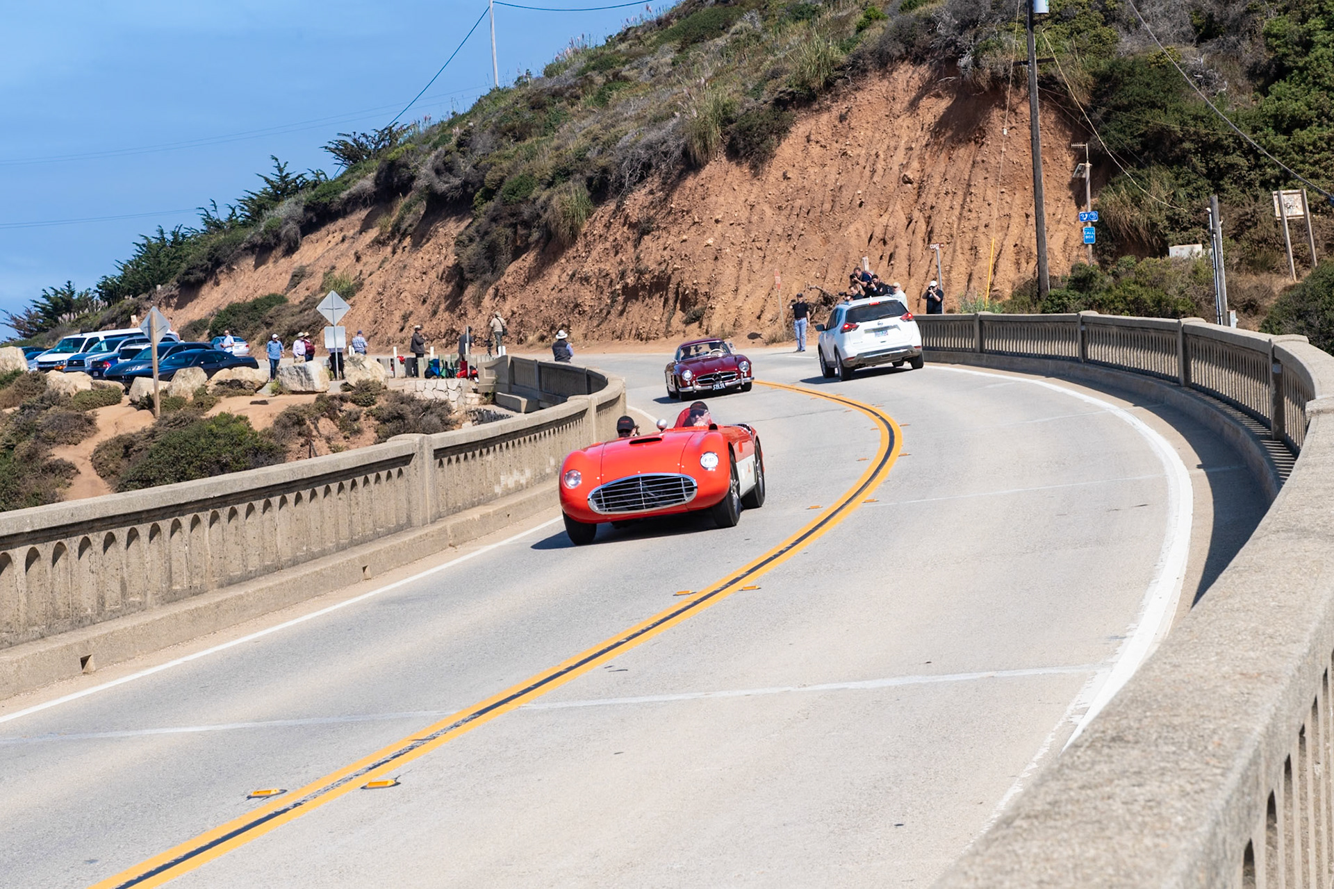 Frank Kurtis built four Kurtis 500SX sports racing cars and each one was unique. This one was built for Bill Murphy, who had owned and raced two earlier Kurtis 500S sports cars. In two years of competition, the Murphy Kurtis 500SX achieved eighteen class victories and nine overall wins against the best drivers of the day. Murphy competed in the Del Monte Trophy race in 1956, the final year of the Pebble Beach Road Races. The Murphy Kurtis 500SX still has its original Hilborn-Injected Buick Nailhead engine, Jaguar 4-speed transmission and Halibrand quick-change differential. The car sat at Murphy’s dealership for 20 years until it was purchased by Rich Siefried, who then restored it. It won the Pebble Beach Cup at the 1980 Pebble Beach Concours d’Elegance.
