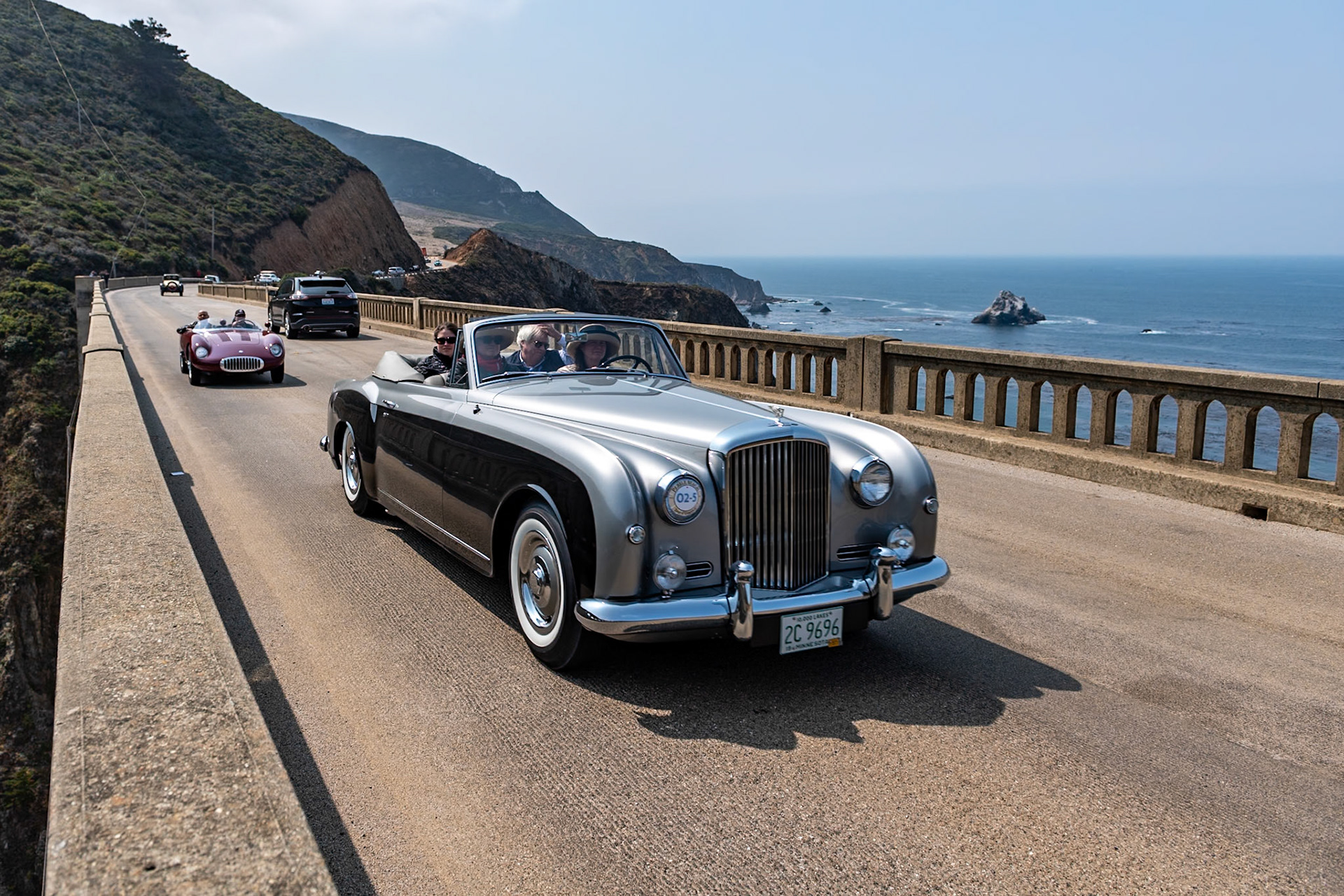 The Bentley S1 Continental was conceived to be an exclusively coachbuilt car. Accordingly, each of 432 S1 Continentals received coachwork from the few remaining coachbuilders that survived World War II. H. J. Mulliner, Hooper and James Young all built a variety of both open and closed bodies, but this drophead coupé is one of just 31 built by Park Ward. Bentley records show that this car (chassis BC91LBG) was delivered at the end of 1956 to Frederick Brewster of Connecticut. He was connected to the famous coachbuilding firm of Brewster &amp; Co., and the family can trace its roots back to Elder William Brewster, who sailed on the Mayflower in 1620. Frederick’s daughters, Susan and Priscilla, inherited the car in 2012 and commissioned a full and complete restoration from Vantage Motorworks to its original specifications in Shell Grey over Black with Black top and Light Grey hides.