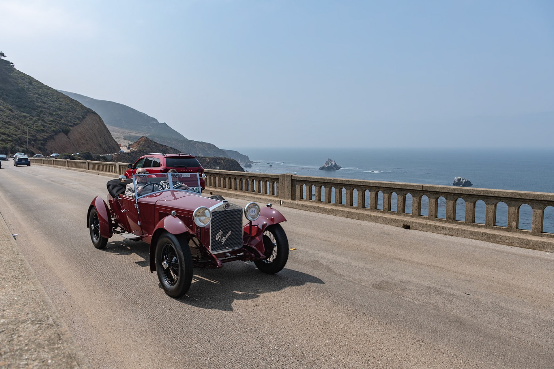 The Alfa Romeo 6C 1500 was one of the first Italian sports cars to feature cutting edge Grand Prix racing technology in a production road car. Called the Alfa Romeo Normale when it was first advertised, the car was revealed at the Milan Motor Show in 1925. It was renamed the 6C 1500 the following year, but the first production models didn’t arrive until early 1927. This fast touring car was built on a simple lightweight ladder-frame chassis and fitted with Alfa’s 1,487 cc straight-6-cylinder engine, which was based on the factory’s P2 straight-8 racing engine and was available in three versions: the single-overhead-camshaft Normale, the twin-overhead-camshaft Sport, and the supercharged Super Sport model. Most of these cars were bodied in Italy, but this rare 6C 1500 Sport was bodied by WC &amp; RC Atcherly in England. Amateur race driver Geoffrey Summers commissioned the car, and he raced it at the Shelsley Walsh Hill Climb in 1929. The car was found in Belgium in 2010 by the current owner, who also happens to be the grandson of the coachbuilder R. C. Atcherly.