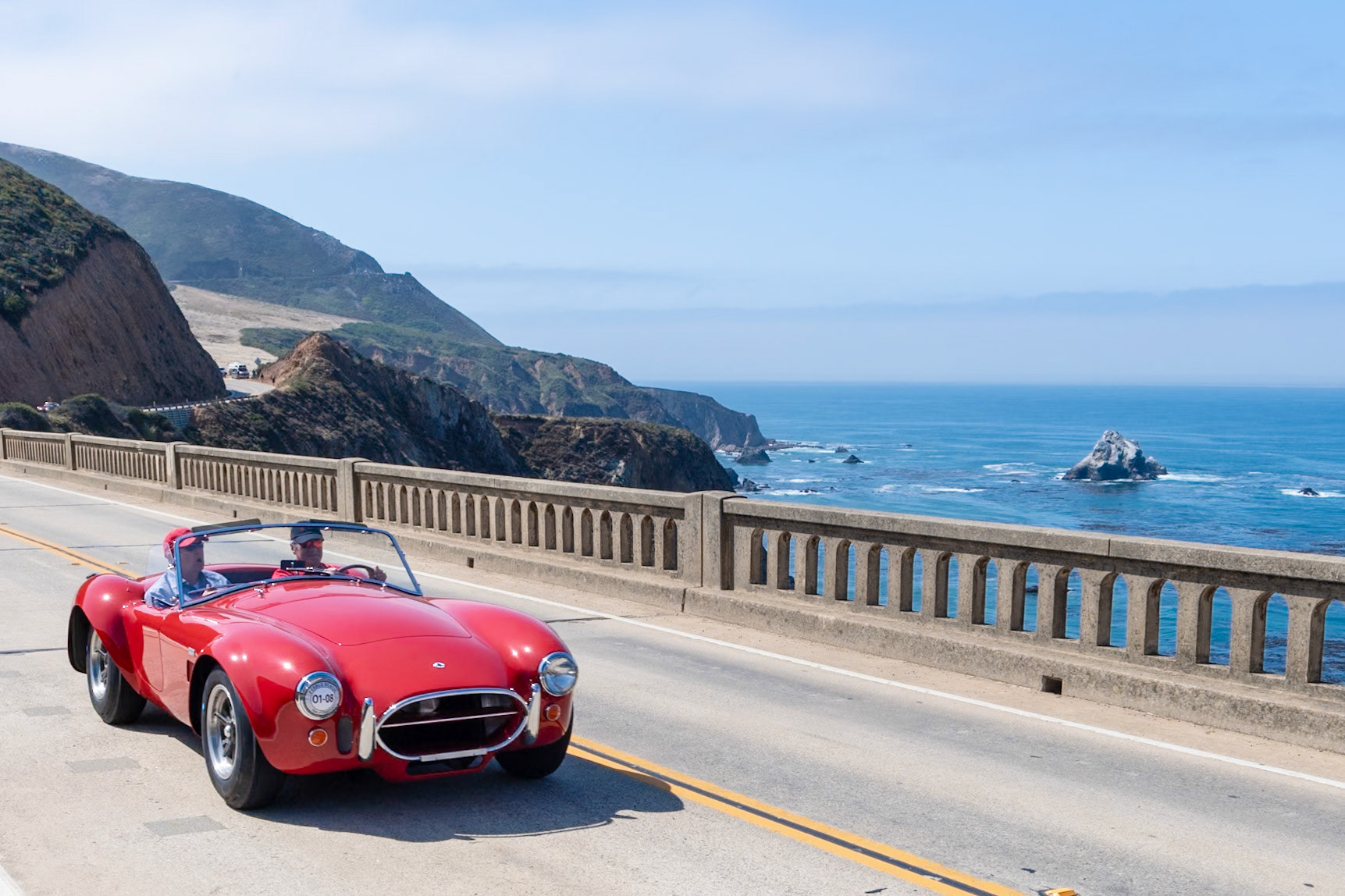 The first Shelby Cobra, introduced in 1962, was powered by Ford’s  4.3-liter, V8 260 engine. Later Cobras were fitted with the 4.7-liter V8 289 that caused such a stir on the racetrack. The 427 Cobra Mk III was the further continuation of Carroll Shelby’s original dream of “Corvette-beaters.” It incorporated an immensely powerful big-block 7-liter engine delivering about 450 bhp. As with all original Cobras, the chassis and unpainted bodies were built by AC Cars in England and shipped to the Shelby American factory in Los Angeles to be finished as either road cars or racing versions. A road-going 427 Cobra is a rare car; less than 260 built, and this example (chassis CSX3108) has survived in its original condition. It was one of the first ten 427s to be completed by Shelby, and the early 427s, with their original rear-exhaust pipes and Halibrand wheels, are considered the most desirable.