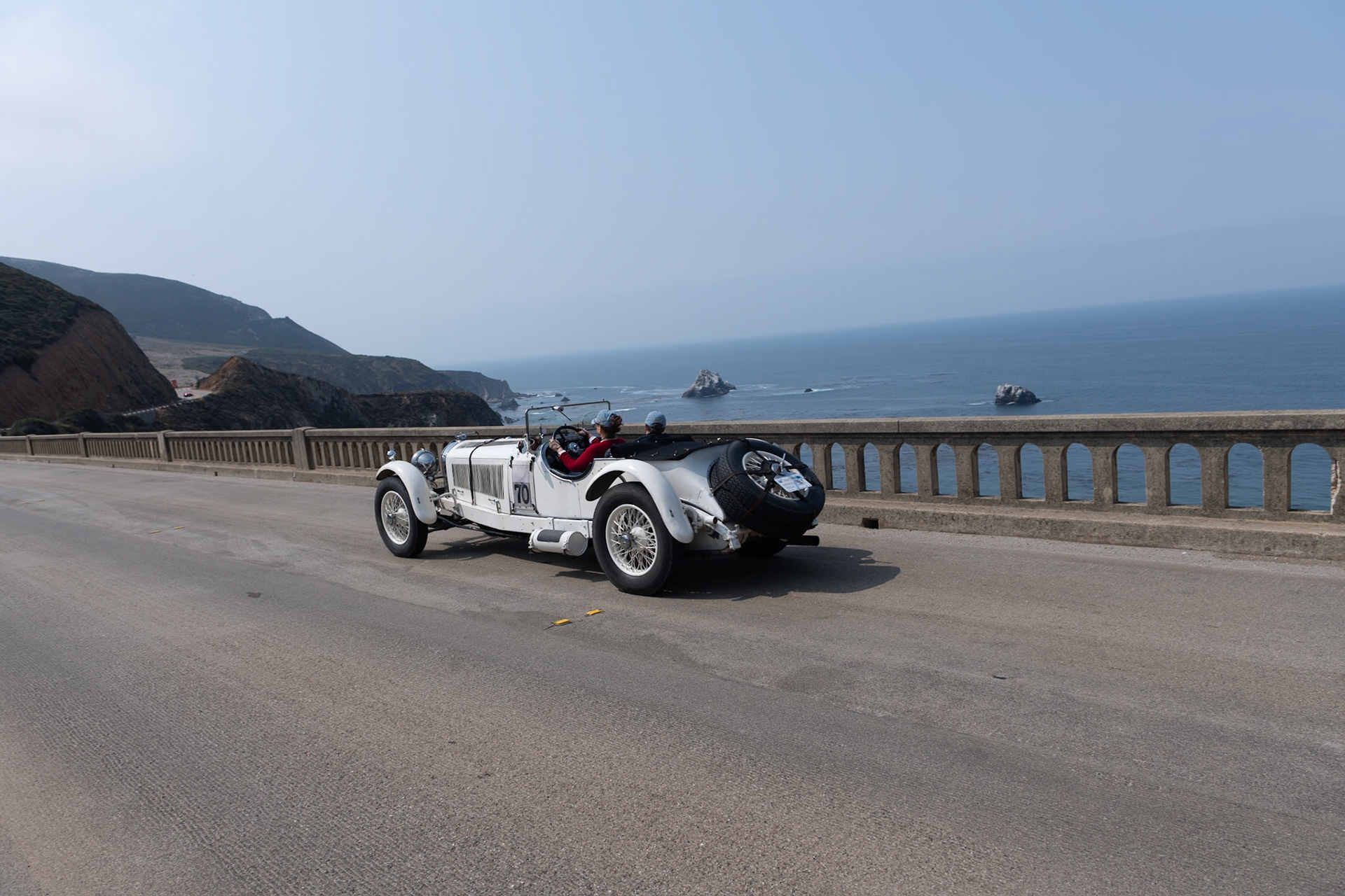 In mid-1928 a new version of the Mercedes-Benz S was produced, designated as the SS or Super Sport. Intended as a grand tourer, the SS used the 6-cylinder engine from the Type 630, but it was bored out to 7.1 liters, providing an additional 40 horsepower. With the supercharger engaged, the SS could produce 200 bhp. The car was so powerful that it easily beat almost all the cars of its era and could achieve a top speed well in excess of 118 mph. This car was originally built for Rudolf Caracciola for the 1929 Ulster Tourist Trophy race held on the Ards road circuit in Ireland. Caracciola went on the win that race and then later drove this car in the 1930 Irish Grand Prix, the 1931 German Grand Prix, and the 1931 Mille Miglia. The car was then purchased by Earl Francis Howe, who raced it in the United Kingdom, earning five first-place finishes. This car retains all of the original components and drivetrain and is in very original condition.