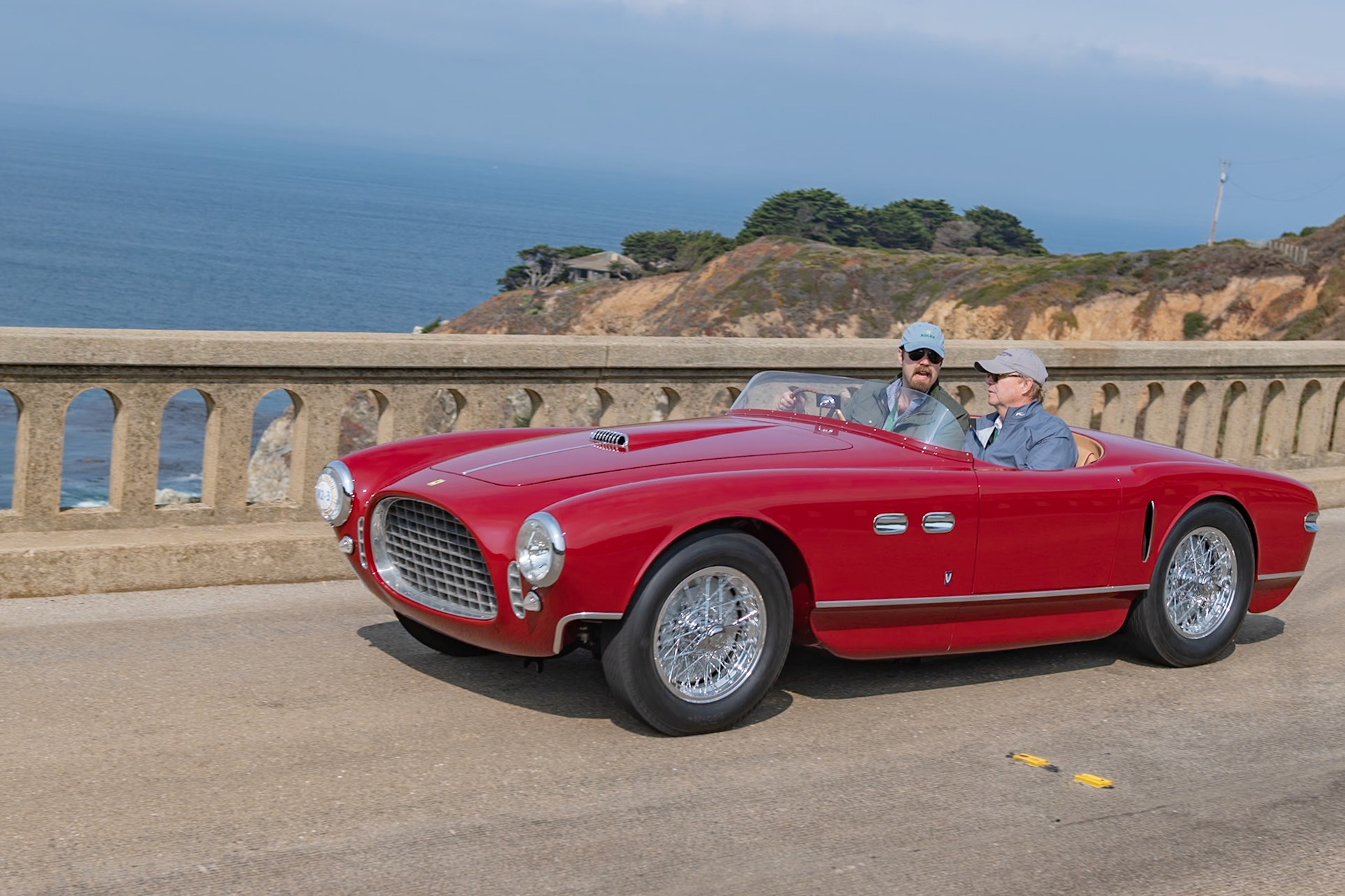 In October 1952 the first Ferrari 250 MM was displayed at the Paris Auto Salon. It was derived from the one-off Ferrari 250 S, which had won the Mille Miglia earlier that year. This 250 MM (0260MM) is one of two First Series Spyders built by Vignale, and the only one still with its original coachwork. It was delivered to its first owner, Phil Hill, in March 1953, and then was shown by Luigi Chinetti at the New York International Motor Sport Show in April. Later the same month, Hill entered the Ferrari in the Del Monte Trophy race at Pebble Beach, where he finished in first place. He continued to compete with the car, achieving additional victories during the 1953 season. In the hands of later owners, the car continued to be raced until the end of 1957. For the last 60 years, the car has been cared for by a series of collectors in the United States. The current owner has restored it to its original specification.