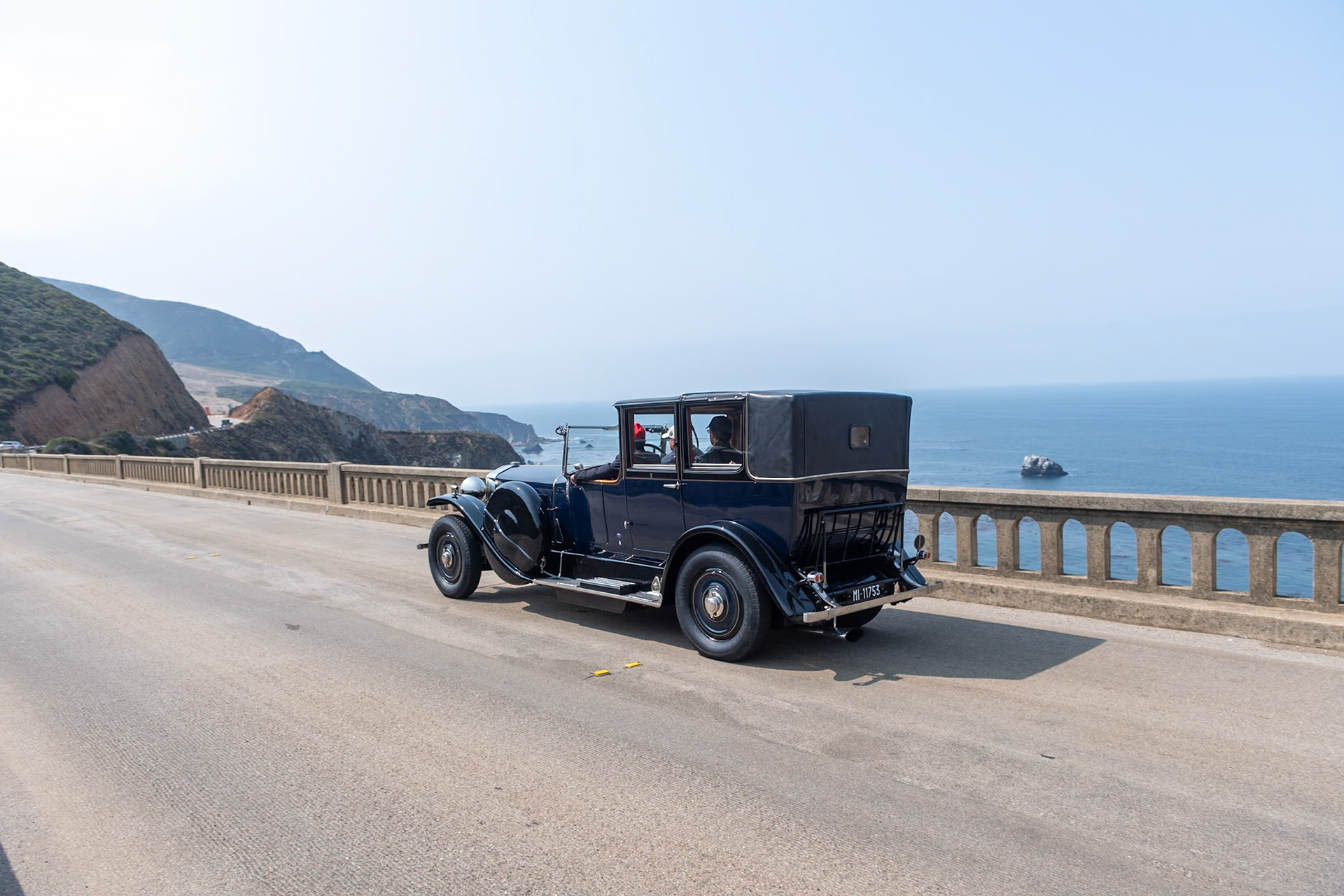 This Isotta Fraschini (chassis 655) is one of the earliest examples of the Tipo 8A known to survive. It has Isotta Fraschini’s new-for-1924 7.3-liter engine. The Carrozzeria Sala Limousine d’Orsay coachwork was commissioned by its first owner Filippo Bolzari of Milan. The car was reacquired by the Isotta Fraschini factory after 1945, possibly to be used as publicity for their impending introduction of the 8C Monterosa. The factory commissioned a restoration of the Tipo 8A by Carrozzeria Riva in an effort to preserve its heritage. The Isotta remained with the company’s corporate successors until 2016, and it was acquired by Joseph Cassini in early 2017. This is the first time the car has been seen outside of Italy.