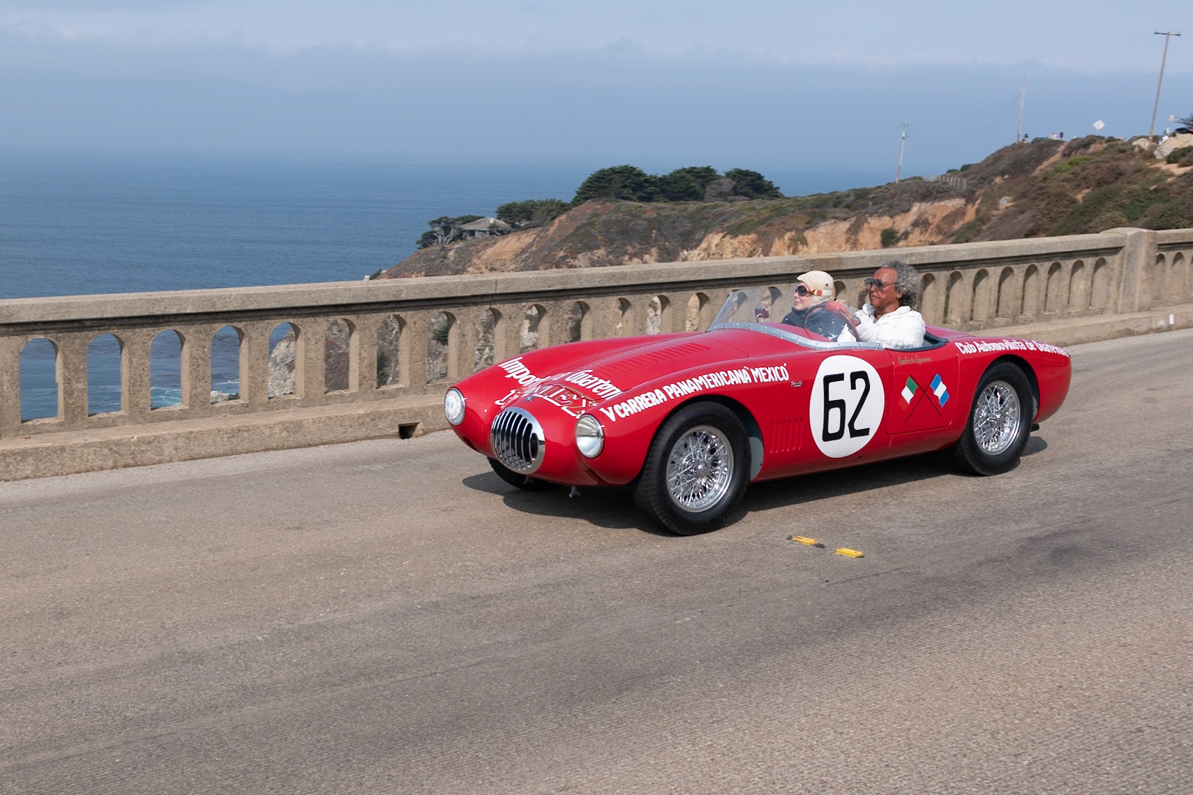 In 1954 OSCA introduced to the MT4 chassis an improved 2AD 1500-cc twin-spark engine, which produced well over 130 bhp. These OSCA MT4 2AD 1500s proved themselves time after time against cars with engines two, three and four times the MT4’s displacement. The superb design and exceptional build quality made it the car to beat in the 1500 cc class for almost a decade. This OSCA MT4 2AD 1500 Morelli Spider (chassis 1152) was sold new to Guatemalan racing driver Manfredo Lippmann for the 1954 Carrera Panamericana. After the race, he bought a Ferrari 250 Monza and left the OSCA at Luigi Chinetti’s Ferrari dealership. The car was paired for a short period with the talented Mexican racing drivers Pedro and Ricardo Rodríguez, then Lippmann reacquired it and had it completely restored. Over 50 years after he first bought it, Lippmann sold his MT4 1500 Spider to the current owners in 2007, and it has been enjoyed by them on many rallies and tours.