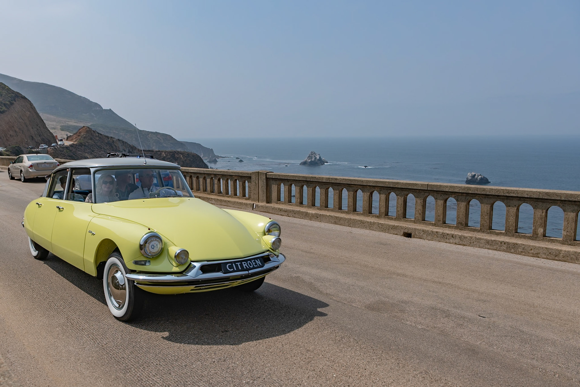 Citroën was founded in 1919 by André Citroën, and by the late 1920s it was Europe’s largest car manufacturer and had a reputation for fine quality, innovation and revolutionary engineering. The Citroën Traction Avant, launched in 1934, had pioneered mass production with three revolutionary features still in use today: a unitary body with no separate chassis, four-wheel independent suspension, and front-wheel drive. Although its appearance was prewar, its popularity continued for several years after the war. Then, at the 1955 Paris Auto Salon, Citroën launched the new DS 19. Incredibly, over 80,000 cars were ordered during the show. The car’s totally streamlined body made almost every other car seem old, and its innovative chassis and running gear had never before been witnessed. The specification included a 1911 cc engine with a 3 bearing crankshaft developed from the Avant, an innovative high-pressure oil-filled self-leveling suspension, a complex hydraulic brake system, hydraulic steering and an optional hydraulic clutch mated to a semi-automatic gearbox. The first series of the DS19 was built from 1955 until 1962 and remains unique for its pure and timeless design. This car (chassis 57345) is one of the most original first series DS 19 Berlines.