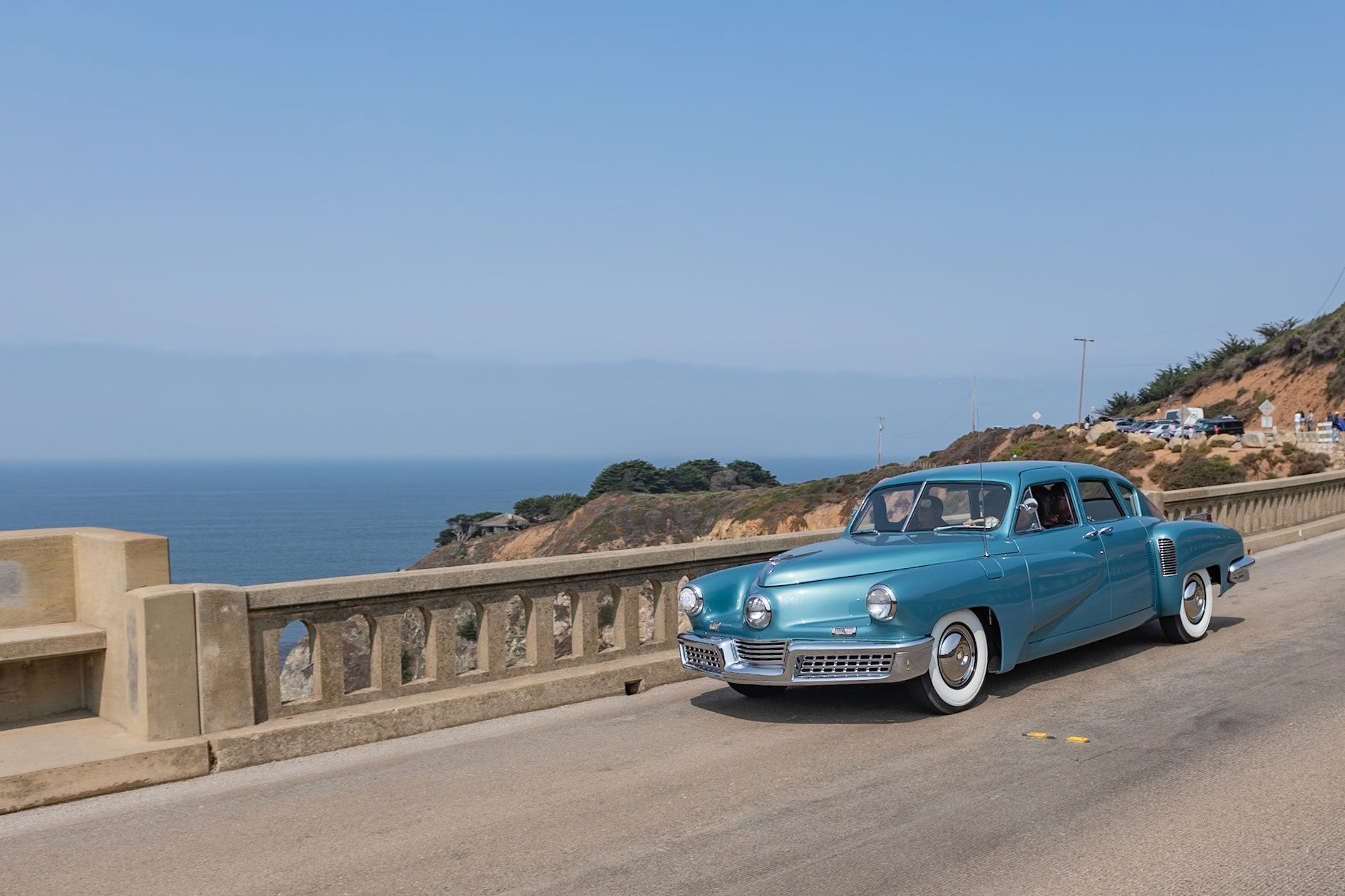 This Tucker 48 (chassis 1049) is one of the final Tuckers assembled at the Chicago factory before the company’s liquidation auction in 1950. It was the last example to be assembled there with the original engine. The car was exhibited in the “The Fabulous Tuckers” exhibition between 1952 and 1964 and in “Automobilorama” between 1967 and 1978. The car was restored in 2007 before it crossed the Atlantic and became the only Tucker to ever reside in the UK, where it stayed for nearly 10 years before returning to the United States.