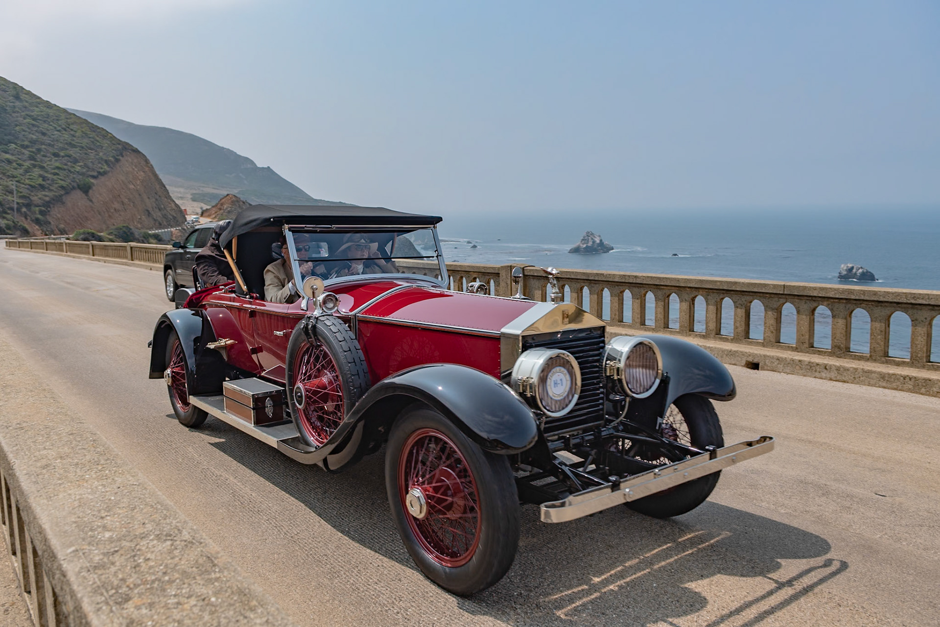 This Springfield-built Rolls-Royce 40/50 HP Silver Ghost, has a lightweight and sporty Piccadilly roadster body built for Rolls-Royce Custom Coachworks (RRCC) by the Merrimac Body Co., a subsidiary of the J. B. Judkins coachworks in Massachusetts. Merrimac built most of the open roadster and touring bodies for the Springfield factory—on both the Silver Ghost as well as the New Phantom chassis. This Piccadilly roadster (chassis 318XH) is one of 79 Ghosts bodied in this style. It was ordered by E. D. Gaither of Cincinnati, Ohio, in July 1923. In the 1950s it was owned by the collector Richard C. Paine Jr. and shown at his Seal Cove Automobile Museum. After several changes of ownership, the current owner purchased it earlier this year.