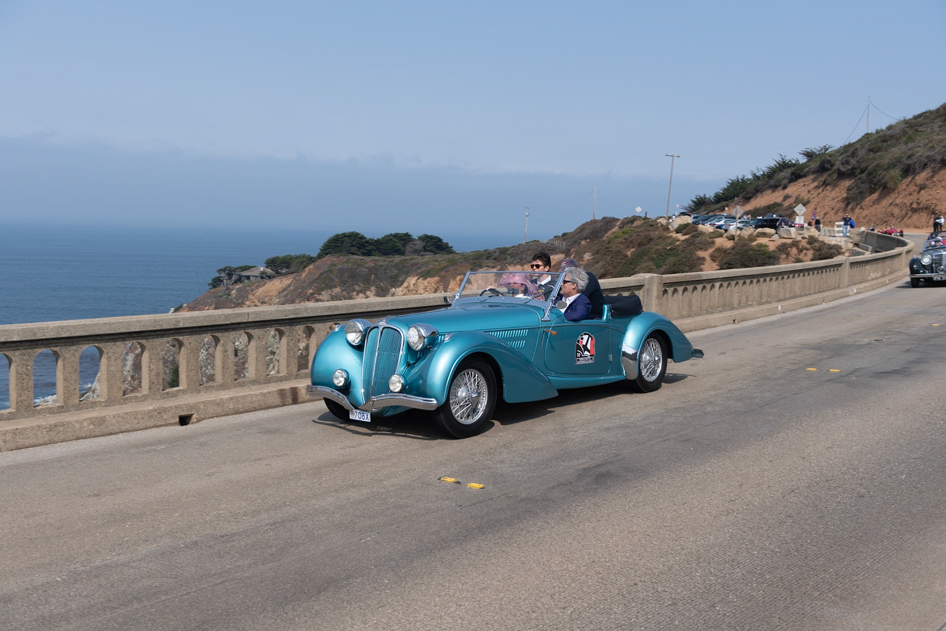 This unusual Delahaye 135 M (chassis 49315) is one of only two such Delahayes with Roadster bodies built by the Carlton Carriage Company of London. Carlton was well known for its open bodywork on many different European chassis throughout the 1920s and ’30s. This car’s first owner was amateur race driver Joe Fry, a member of the Fry’s Chocolate Company family. He competed with the Delahaye in many prewar sprints and hill climbs. The car remained in his ownership until his untimely death in July 1950 while practicing for the Blandford Hill Climb. Subsequent owners also campaigned the car in England, then it was purchased by collector Nick Harley and taken to the South of France. He restored the car before selling it to its current owner in 2017.