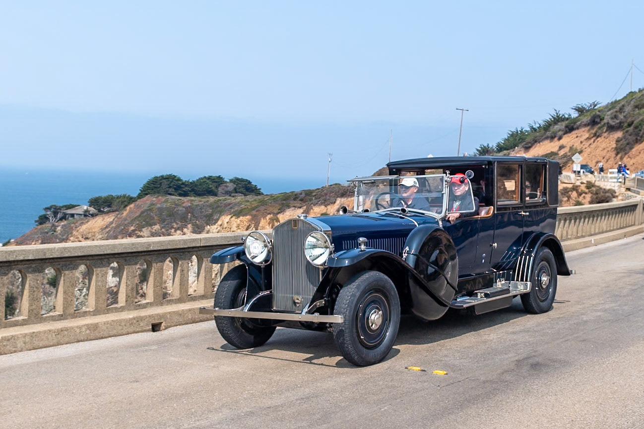 This Isotta Fraschini (chassis 655) is one of the earliest examples of the Tipo 8A known to survive. It has Isotta Fraschini’s new-for-1924 7.3-liter engine. The Carrozzeria Sala Limousine d’Orsay coachwork was commissioned by its first owner Filippo Bolzari of Milan. The car was reacquired by the Isotta Fraschini factory after 1945, possibly to be used as publicity for their impending introduction of the 8C Monterosa. The factory commissioned a restoration of the Tipo 8A by Carrozzeria Riva in an effort to preserve its heritage. The Isotta remained with the company’s corporate successors until 2016, and it was acquired by Joseph Cassini in early 2017. This is the first time the car has been seen outside of Italy.