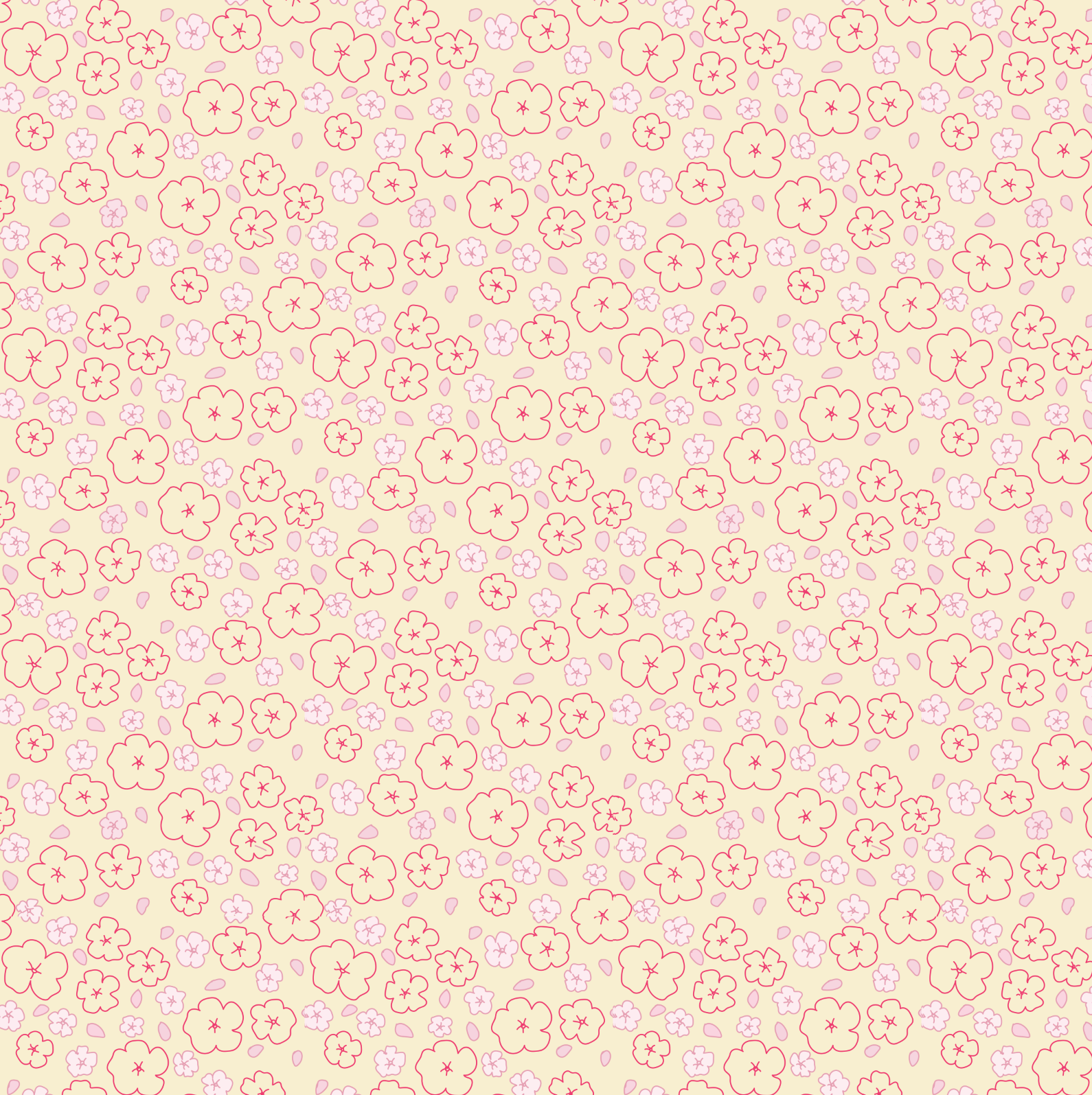 32"x32" straight repeat. Adobe Photoshop.