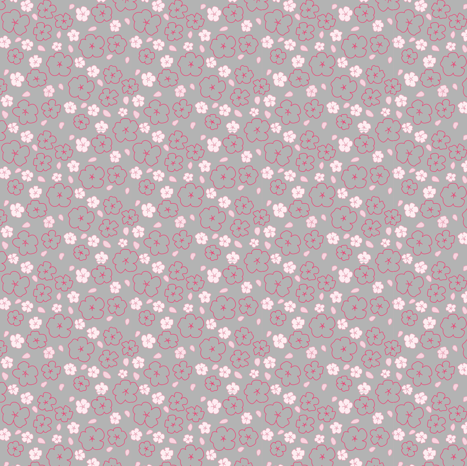 32"x32" straight repeat. Adobe Photoshop.
