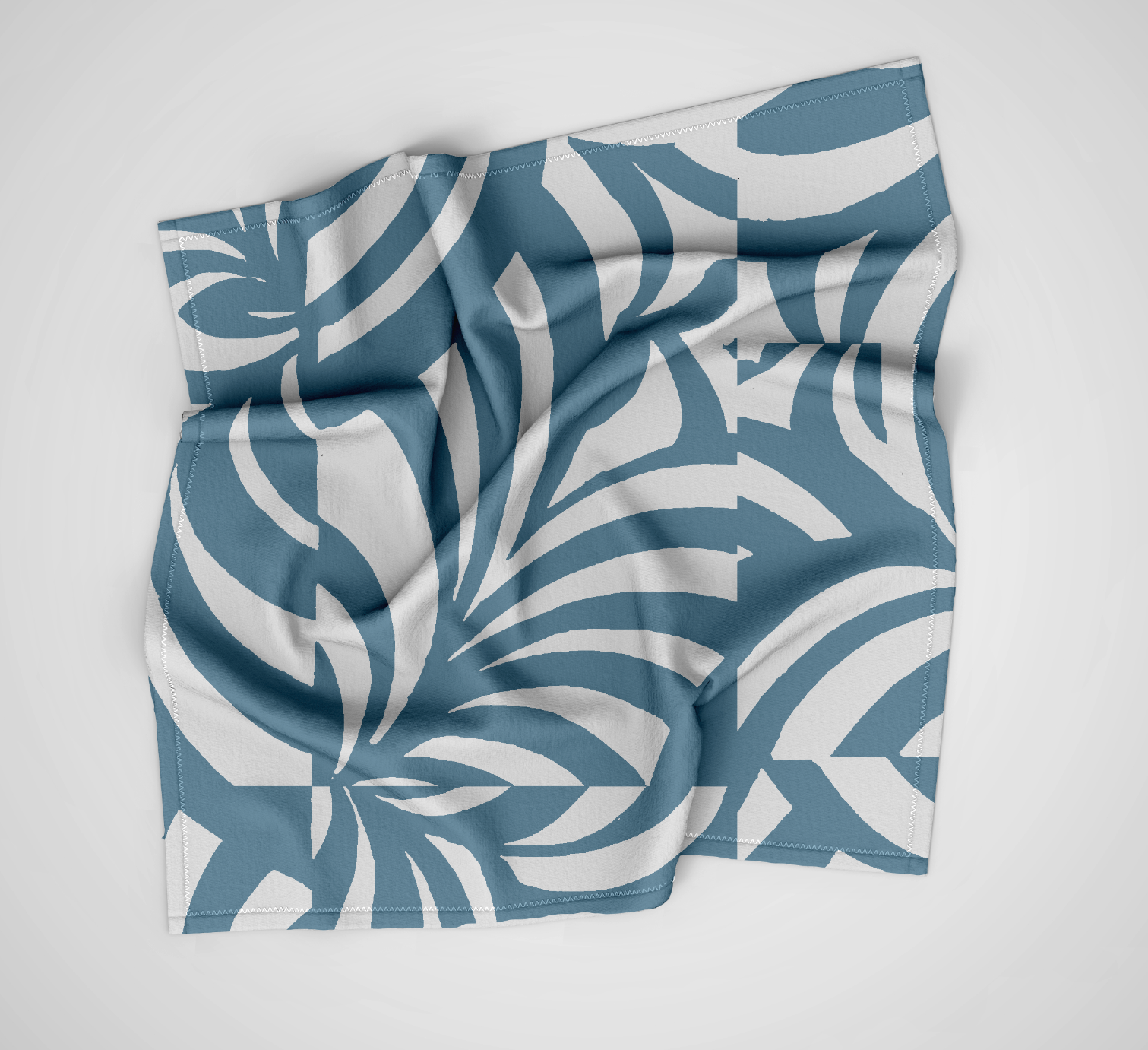 Pattern swatch on fabric.