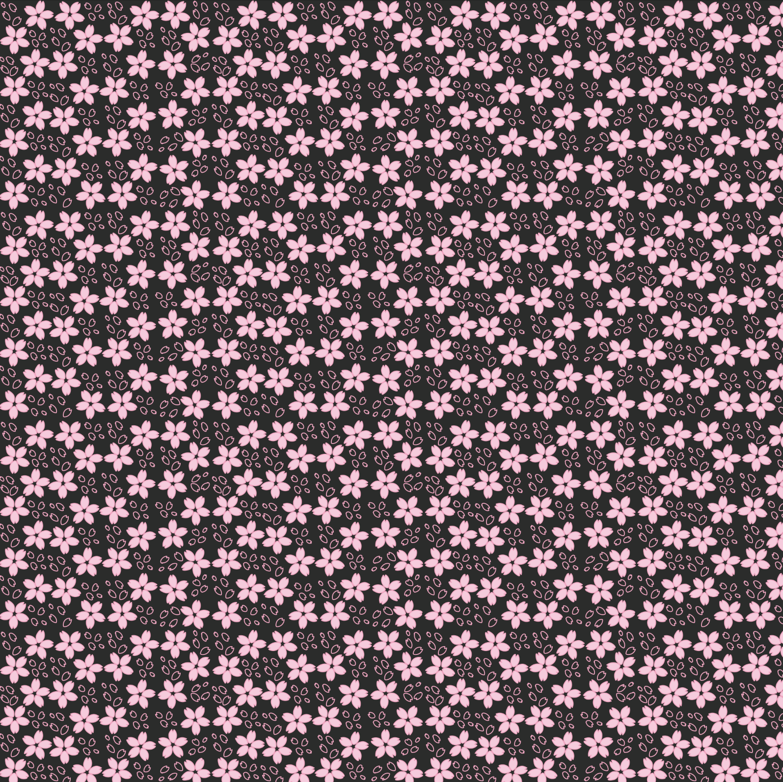 32"x32" straight repeat. Adobe Photoshop.