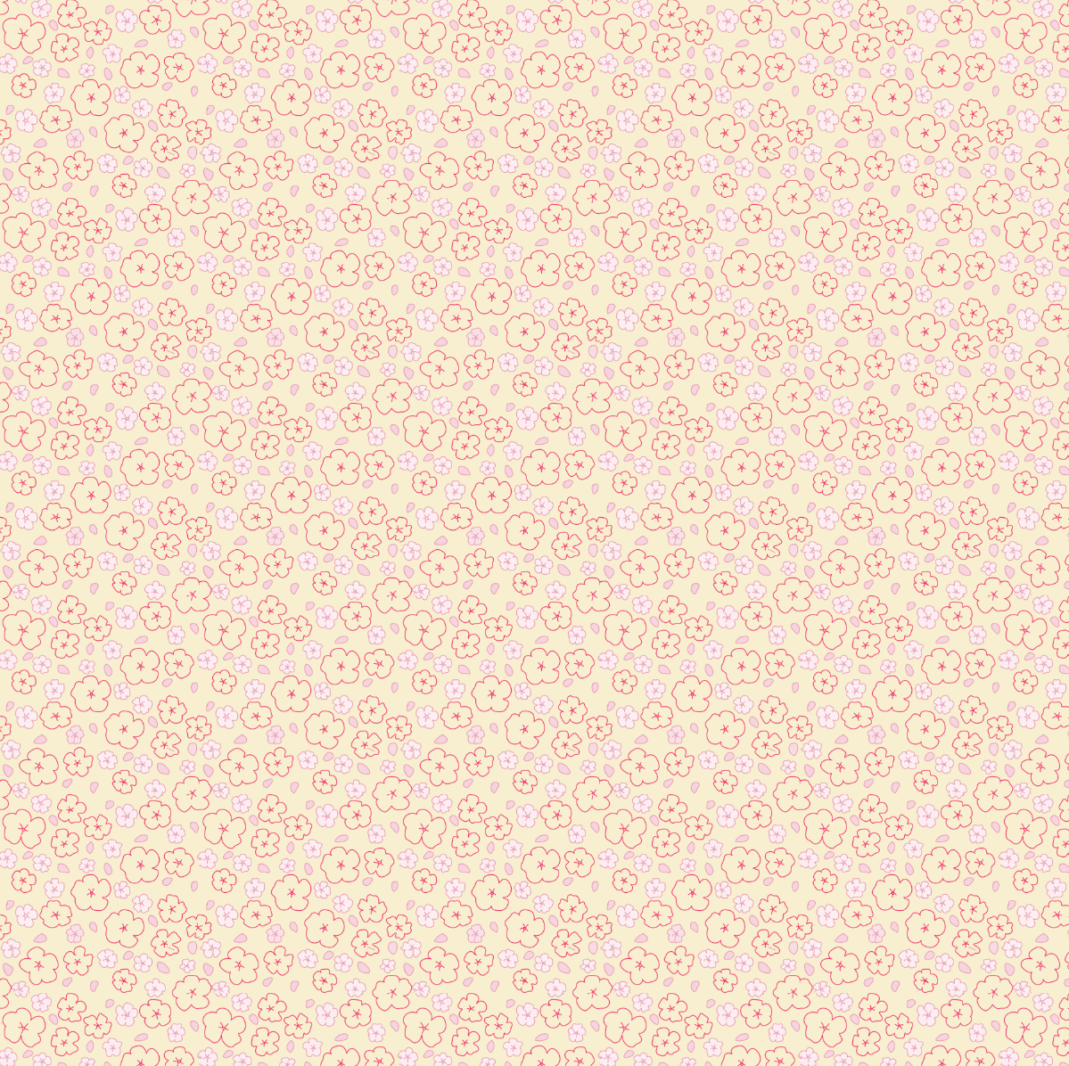 48"x48" straight repeat. Adobe Photoshop.