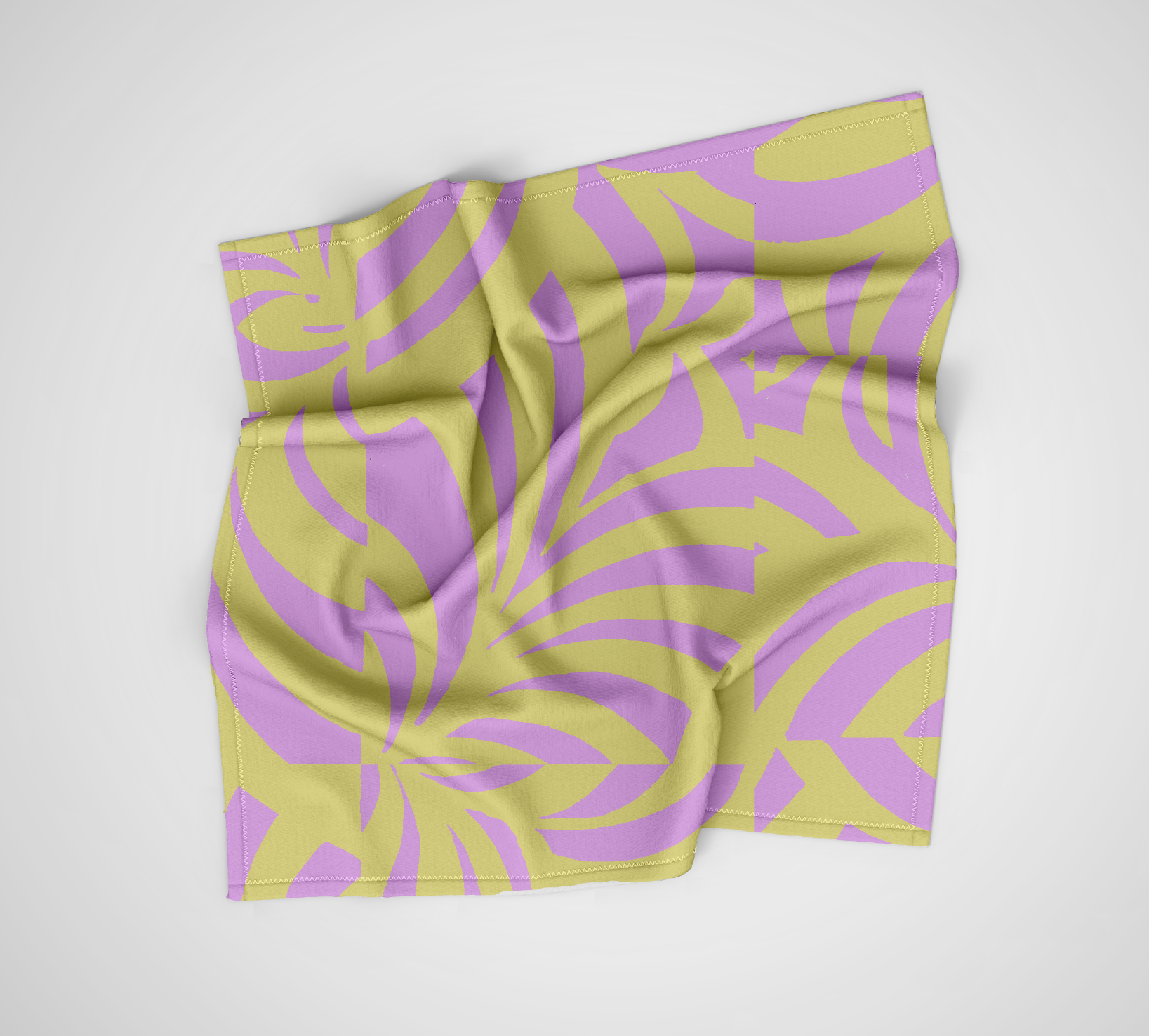 Pattern swatch on fabric.