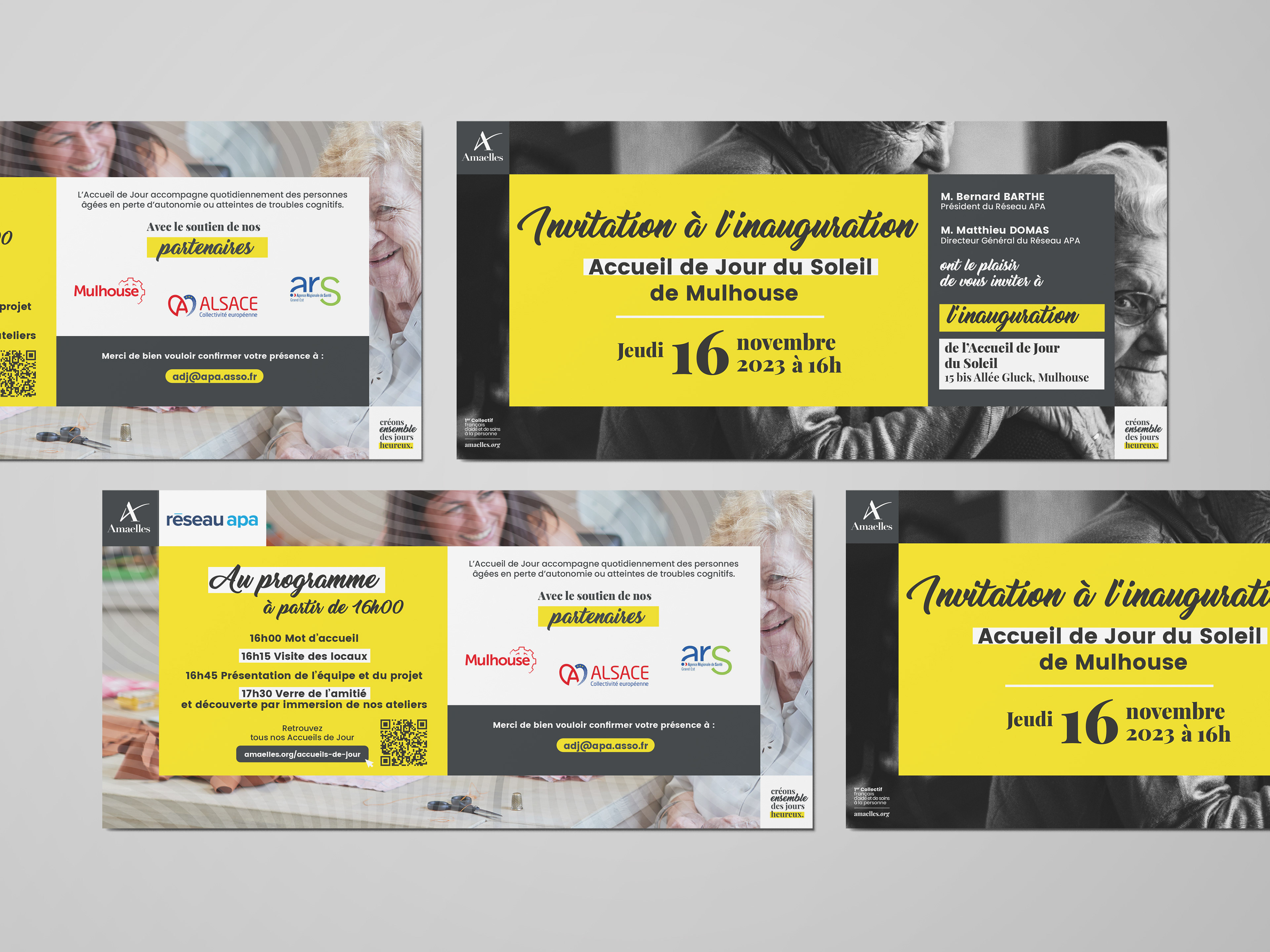 Carte invitation - Inauguration ADJ