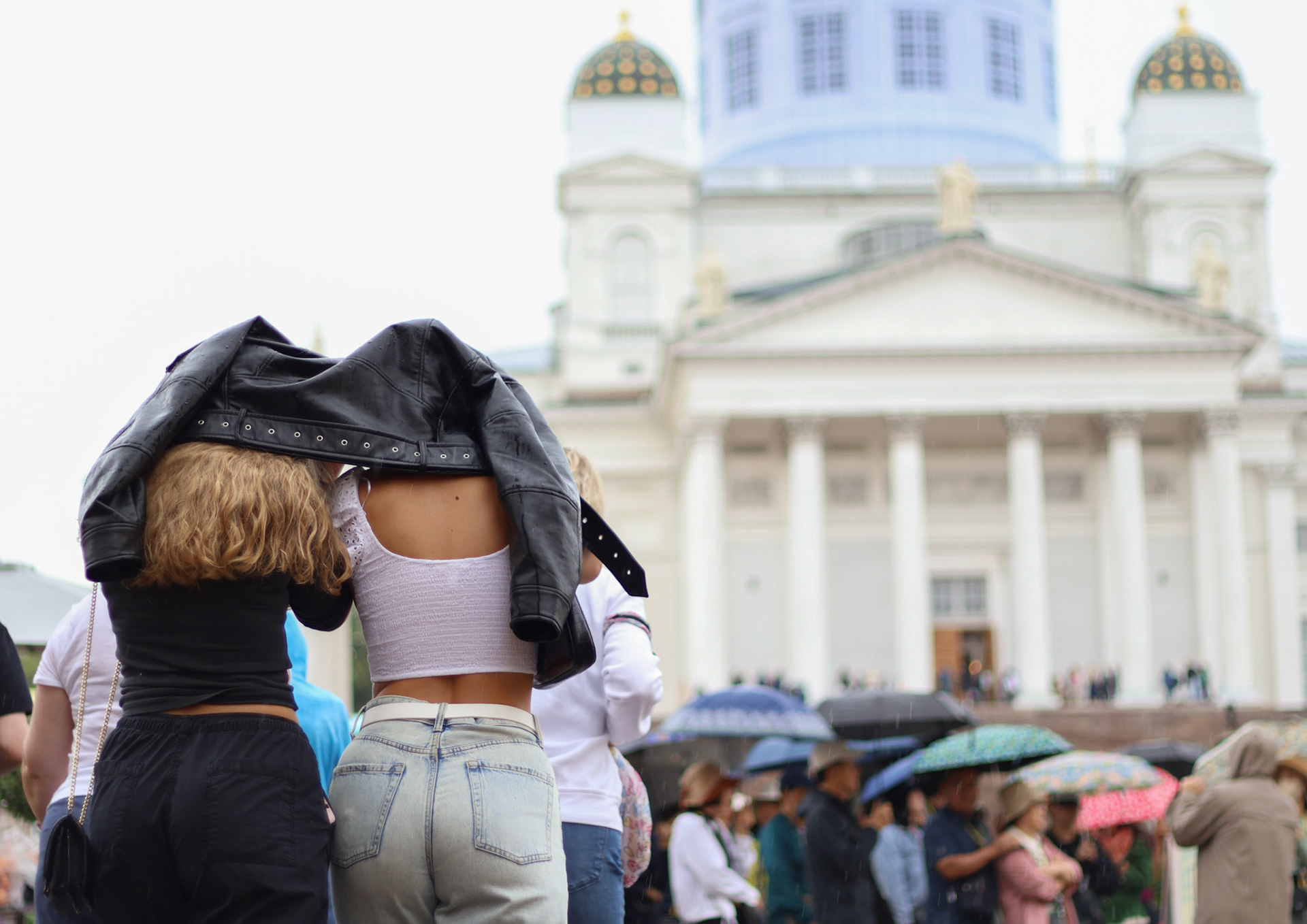 14:16pm #Helsinki #Finland “Those who believe in the rain don’t carry umbrellas”