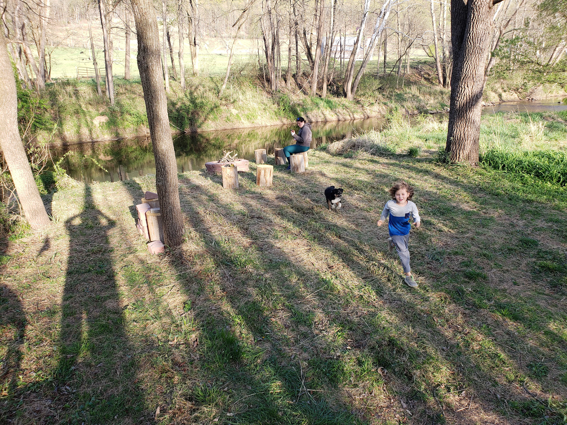 River side camp site