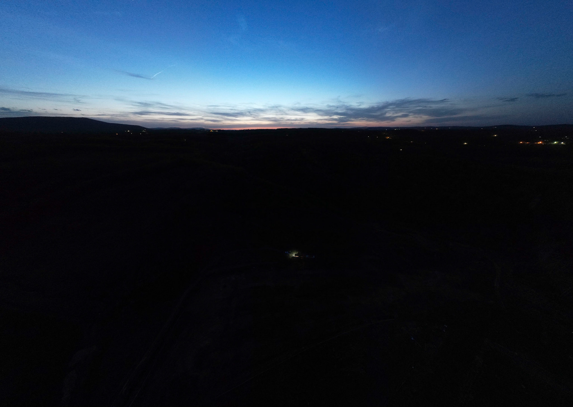 The light spec of light is our cabin