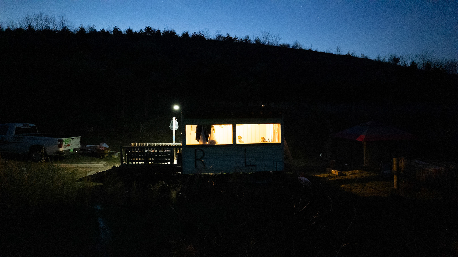 Turning in for the evening