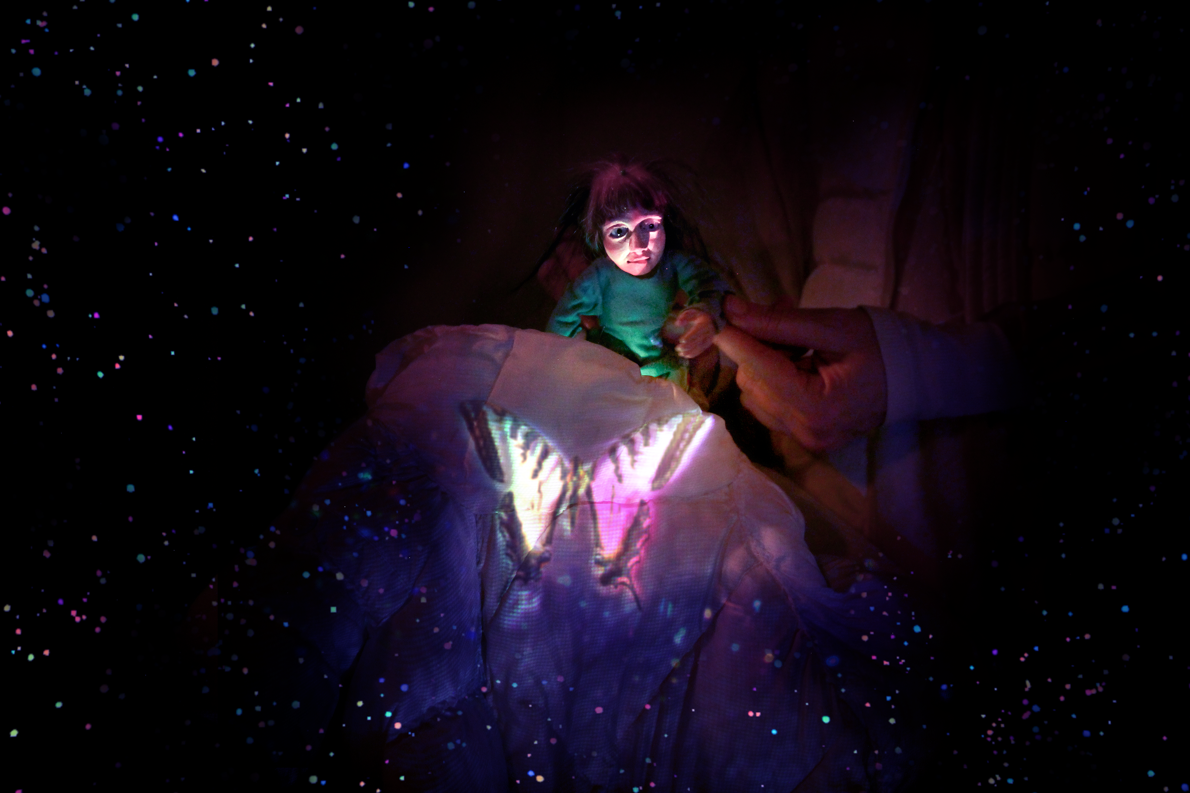 Projection Mapping "Buba Huba" Schmetterling
