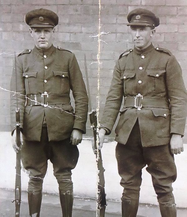 strong tear and scratched