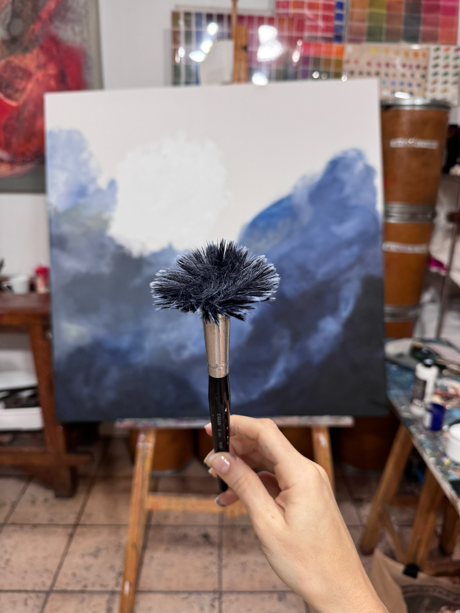 "Evanescencia tormentosa" proceso creativo