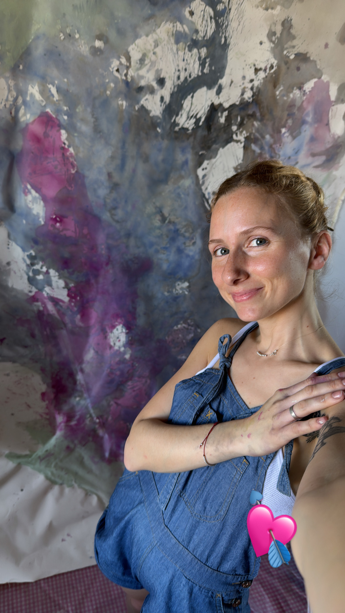 "Cascada a color" proceso creativo