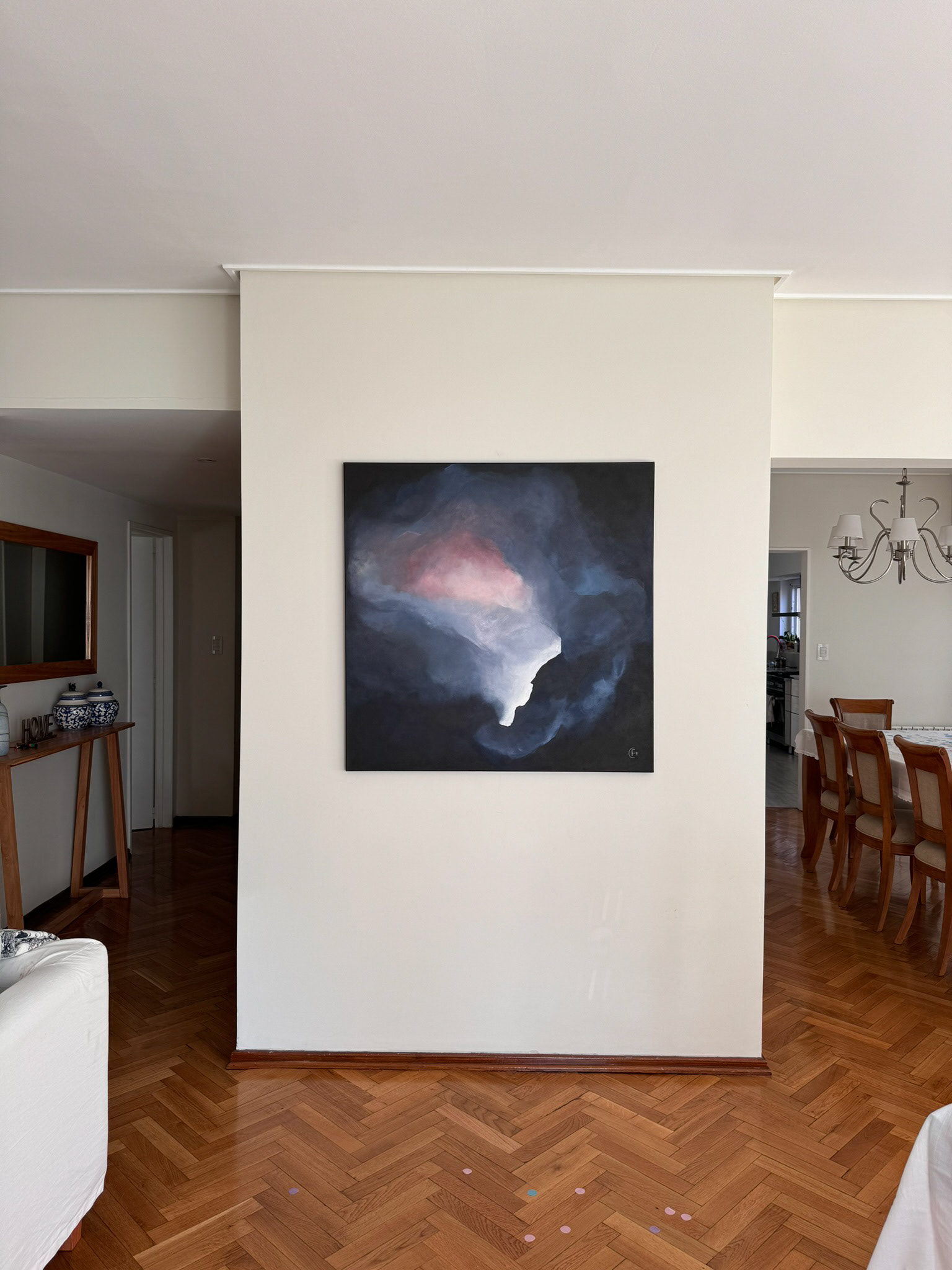 "Evanescencia tormentosa" octubre 2024 100x100