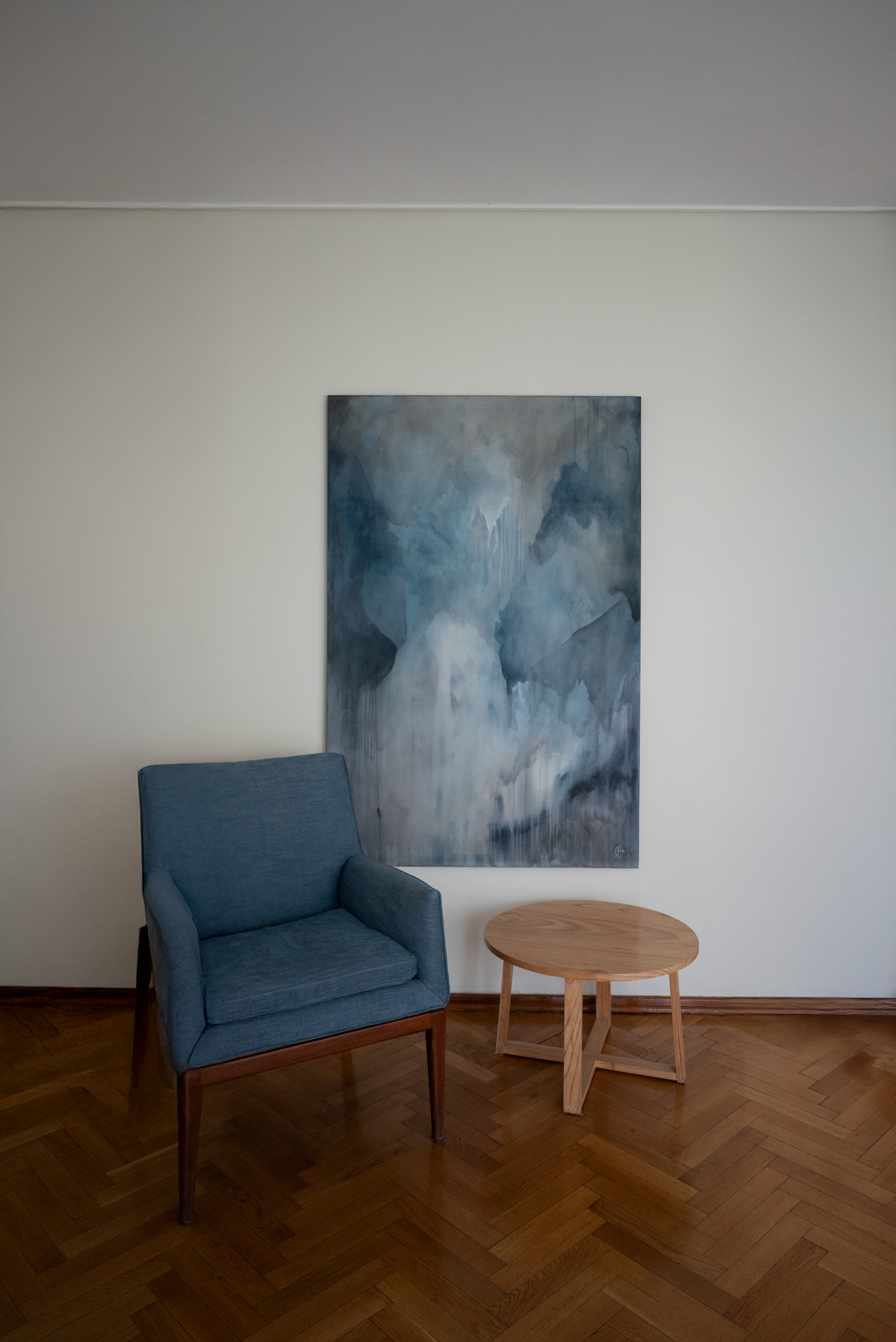 "Caída etérea", diciembre de 2024, 150X100